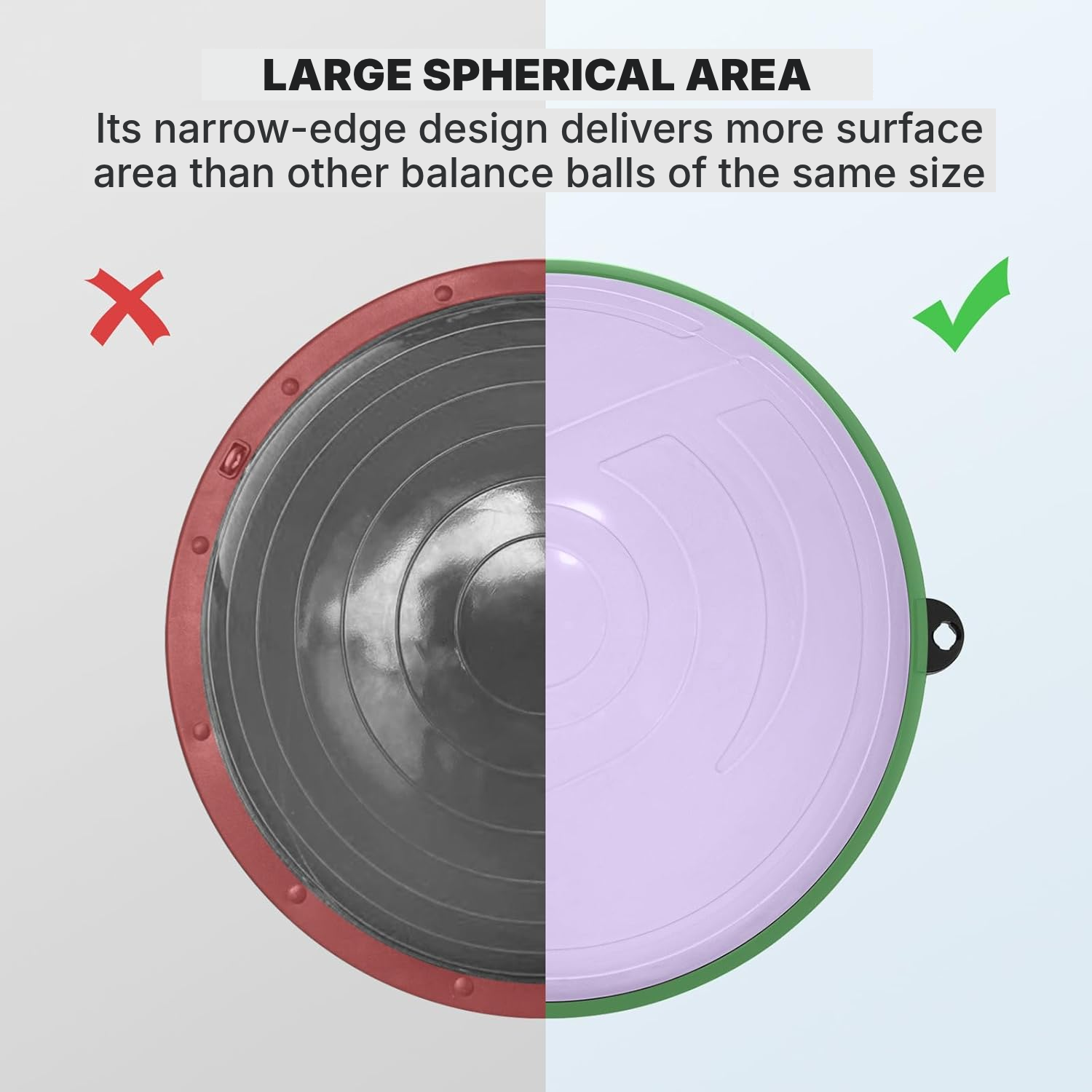 Purple Exercise Ball 58 × 58 × 20 cm — 5