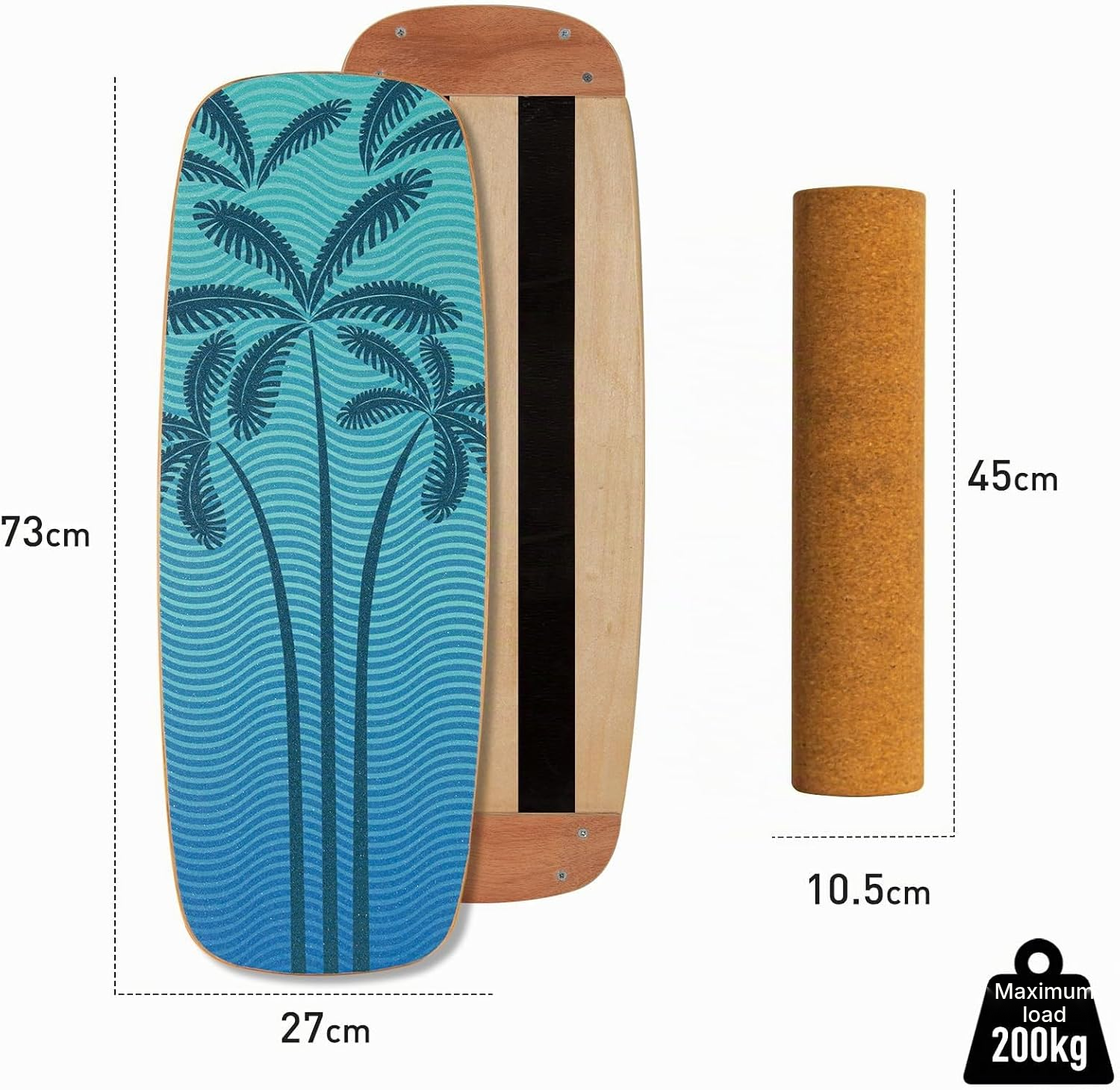 74 cm Balance Board – 7 Levels for Core & Stability — 4