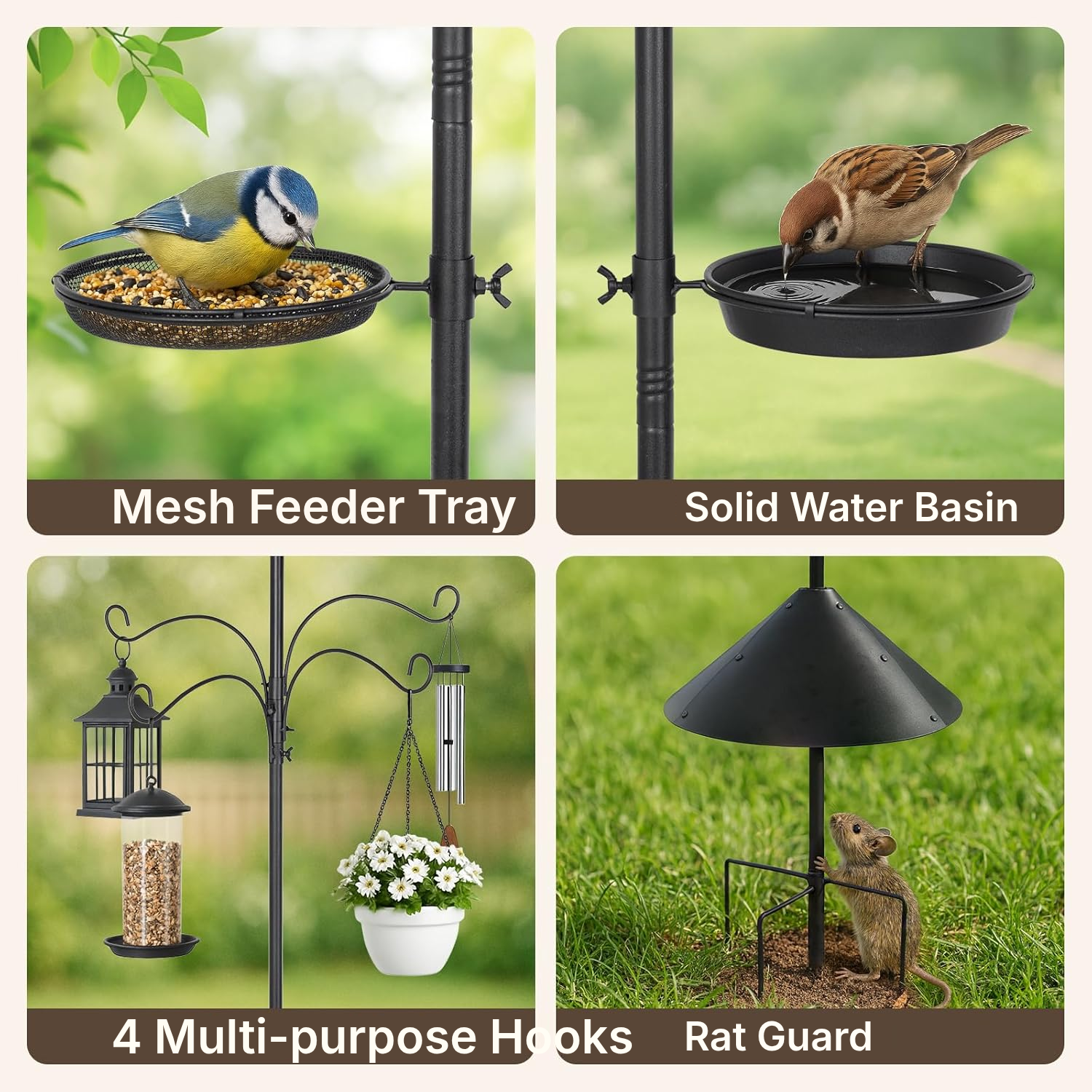 Basket Hanging Brackets – 233 cm Garden Station — 2