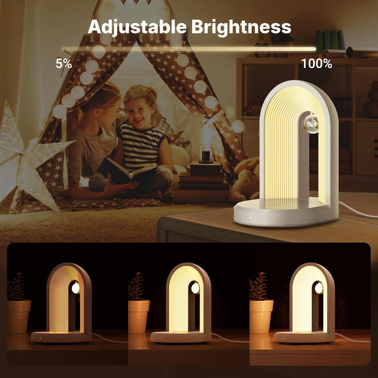 Bedside Lamp — Light & Charge — 4