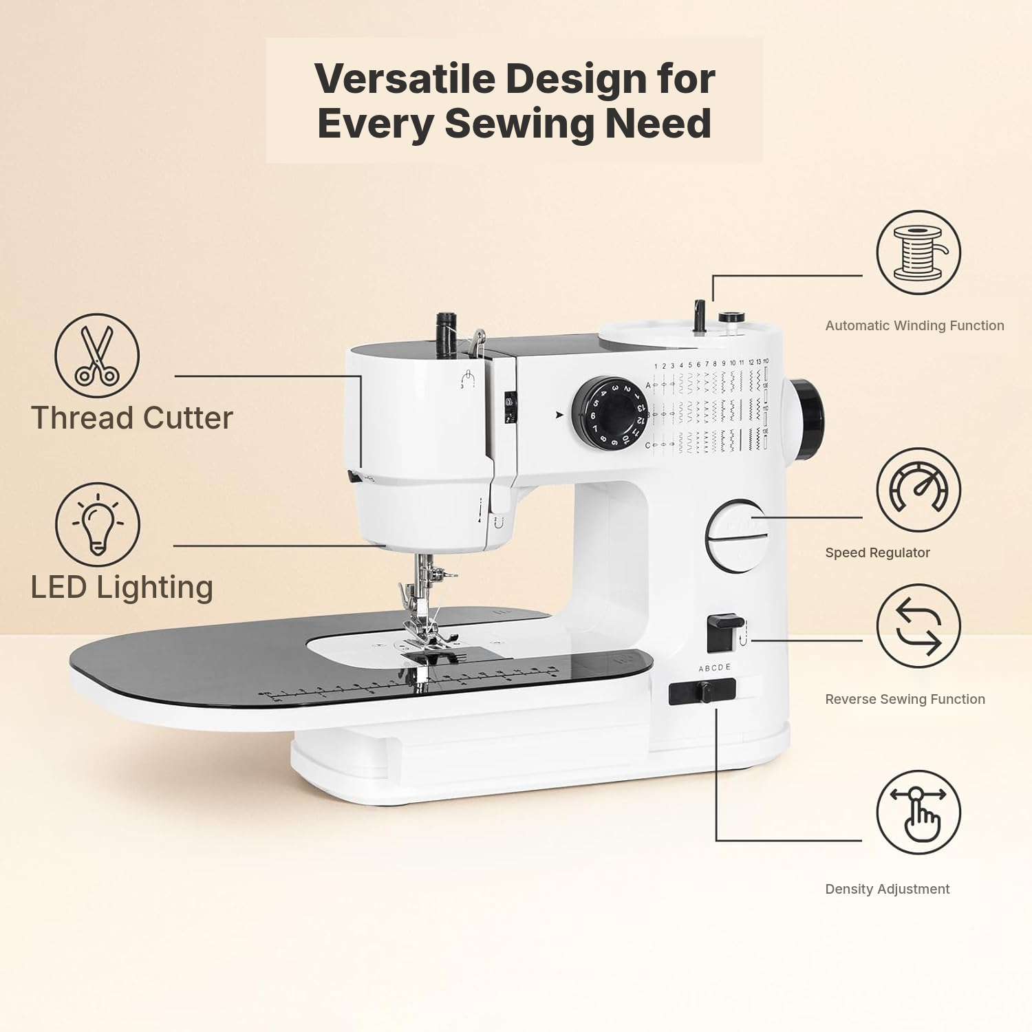XL Sewing Machine with Extension Table — 5