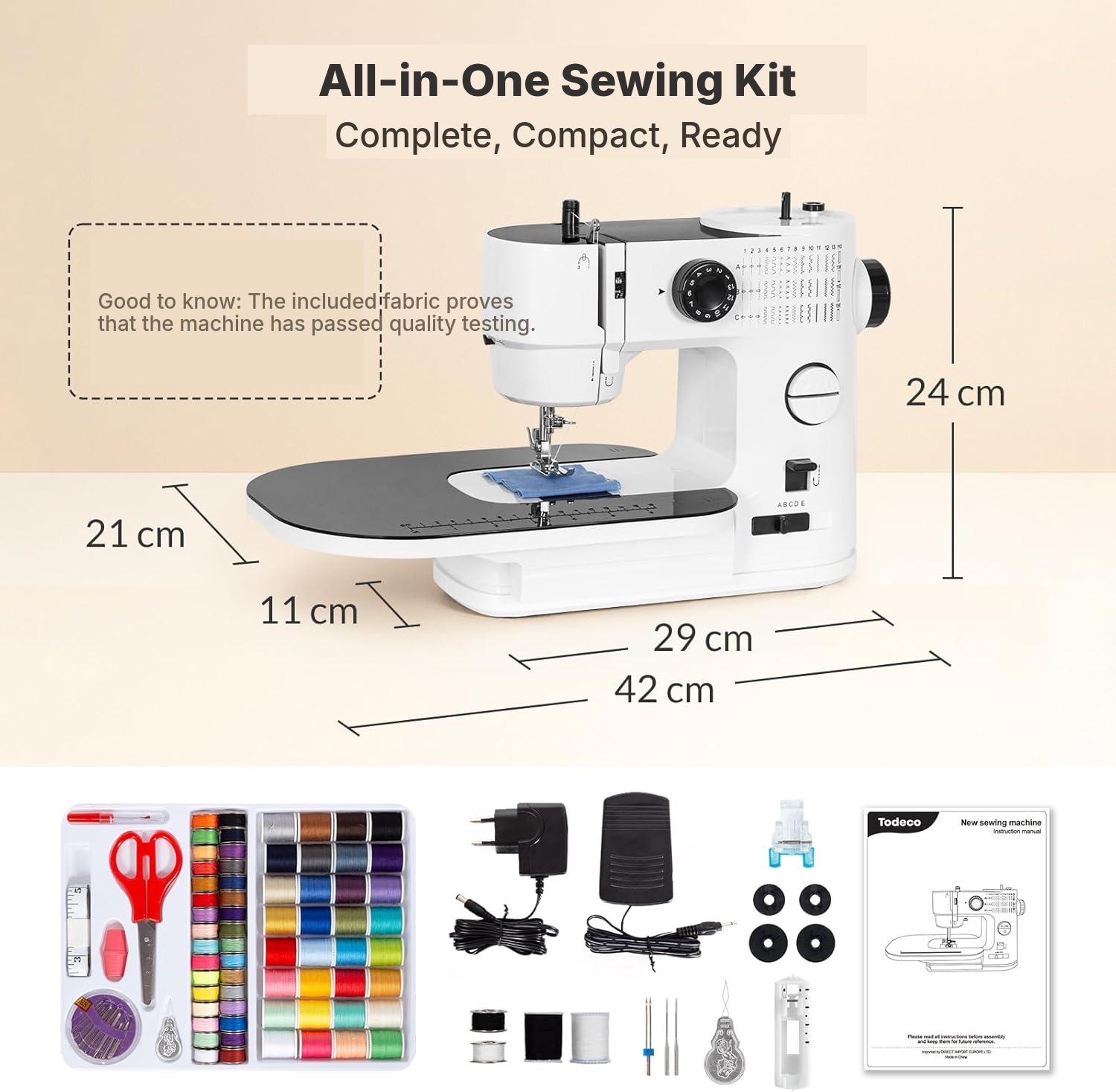 XL Sewing Machine with Extension Table — 6