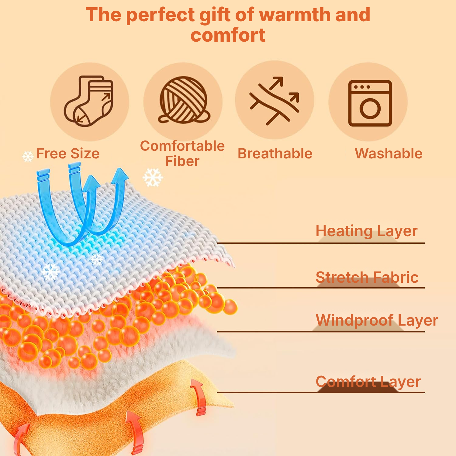 Black Heated Socks for Warm Feet — 4