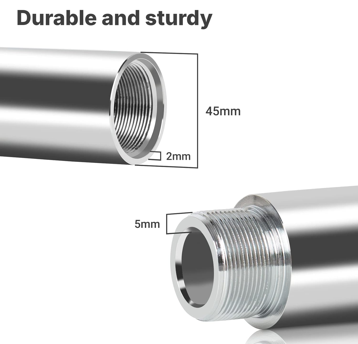 250 mm Dance Pole Extension for 45 mm Poles — 4