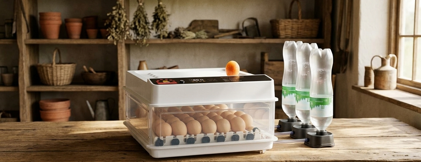 48-Egg Automatic Egg Incubator, 40 cm