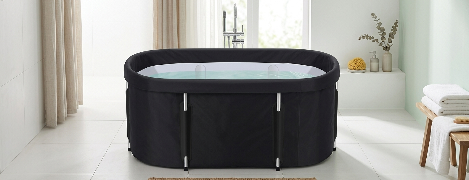 Portable Bathtub – Foldable 120 × 57 × 55 cm