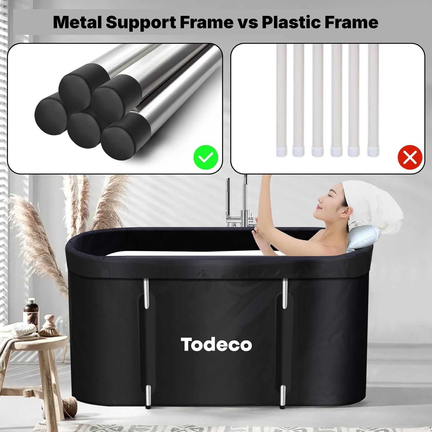 Portable Bathtub – Foldable 120 × 57 × 55 cm — 2