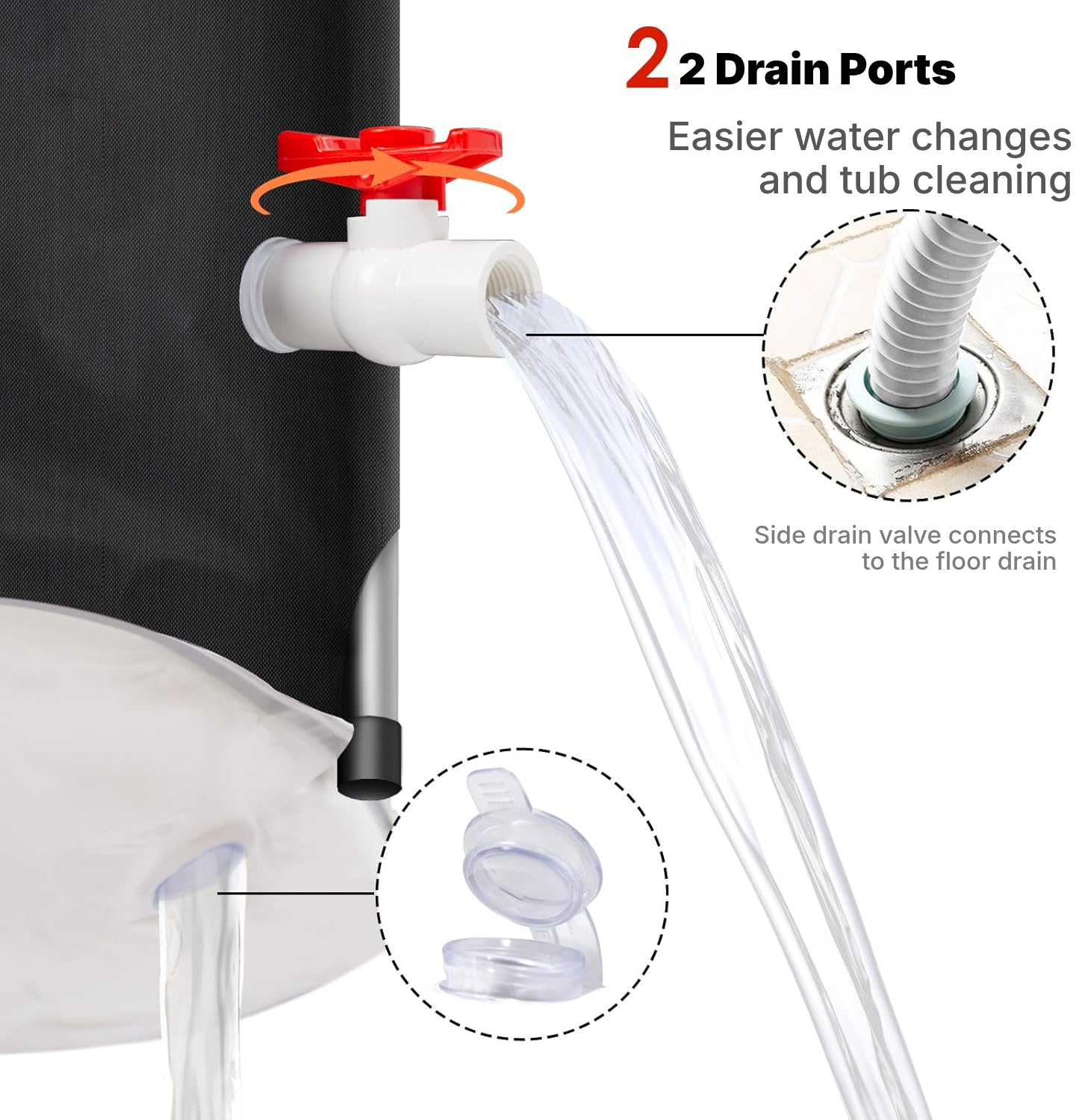 Portable Bathtub – Foldable 120 × 57 × 55 cm — 4