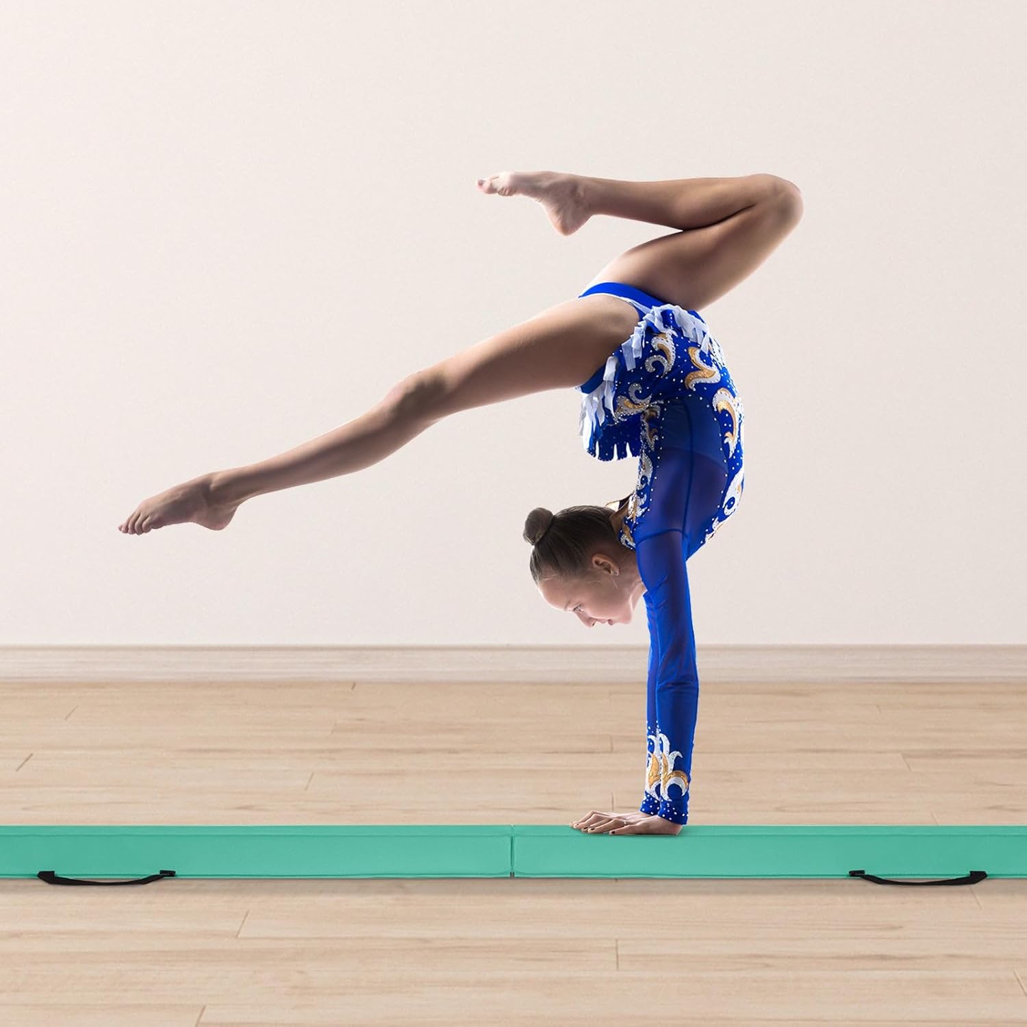 Foldable Green Gymnastics Beam – 270 cm — 7