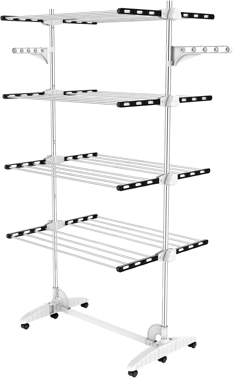 Clothes Airer Drying Rack, 4 Tier Black