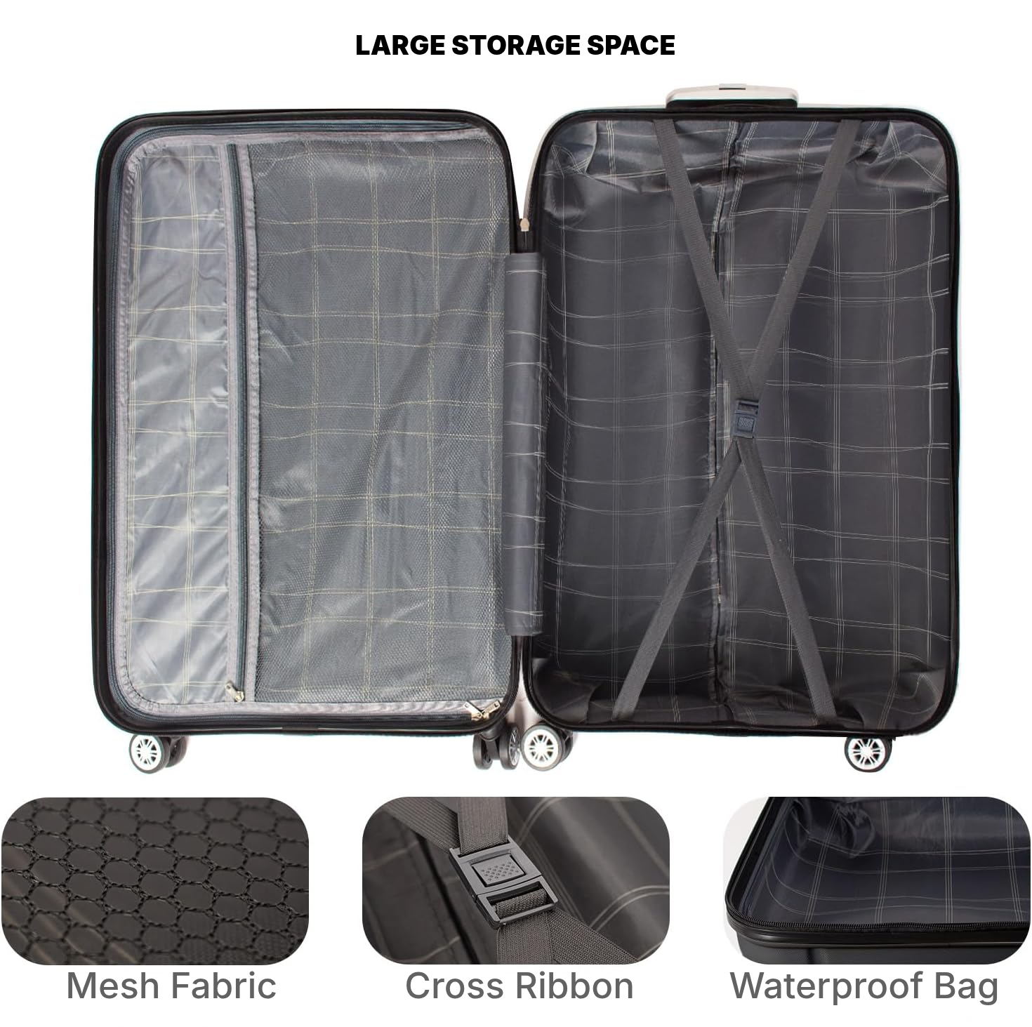 Light luggage case — organised travel — 2