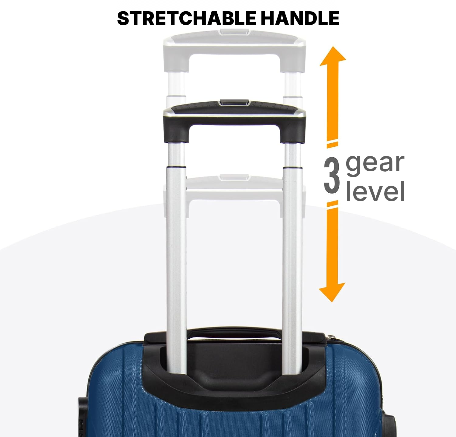 Not a cabin size: 73 cm medium hard shell suitcase — 6