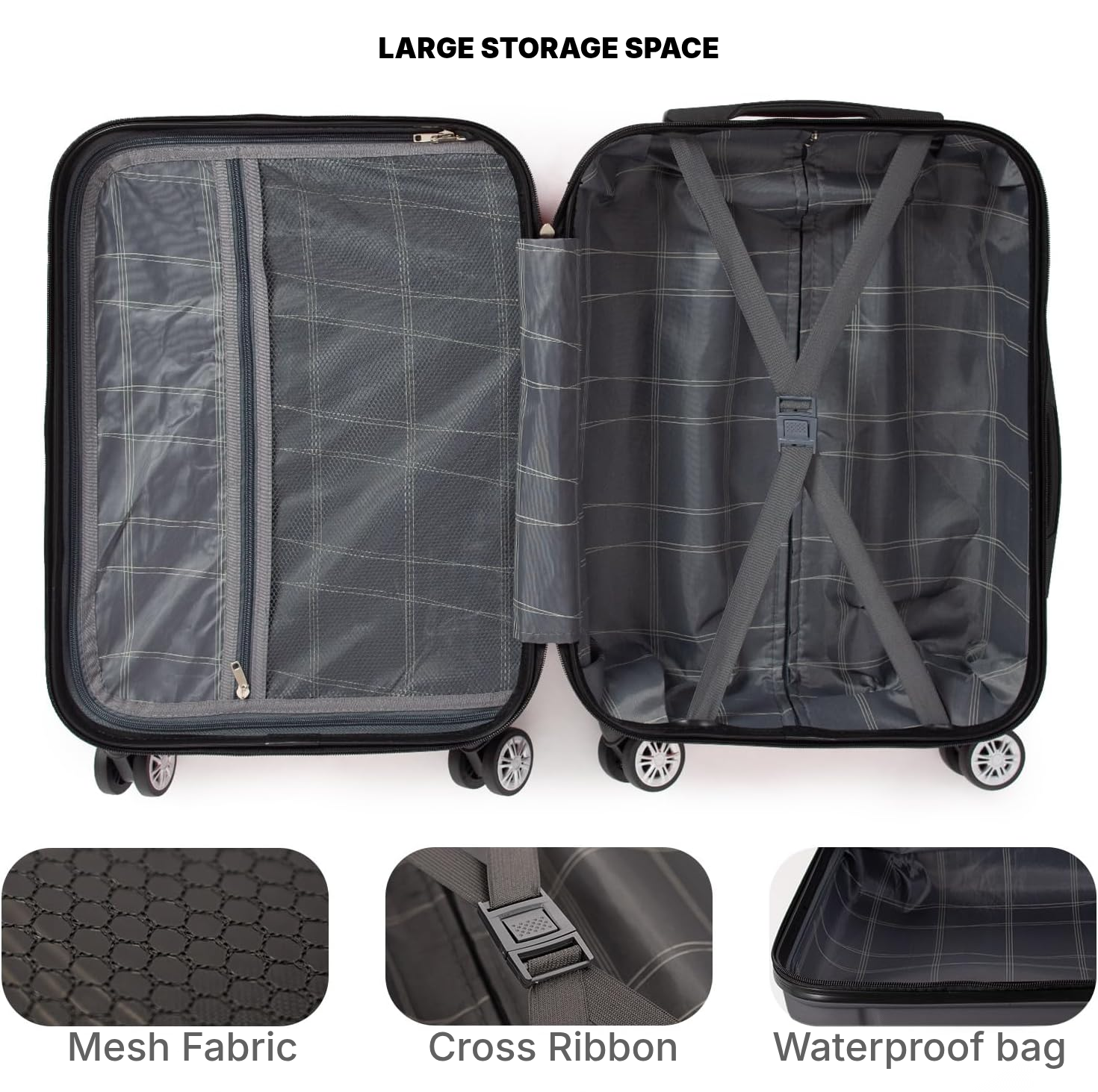 Hard Shell Suitcase for Extended Trips — 2