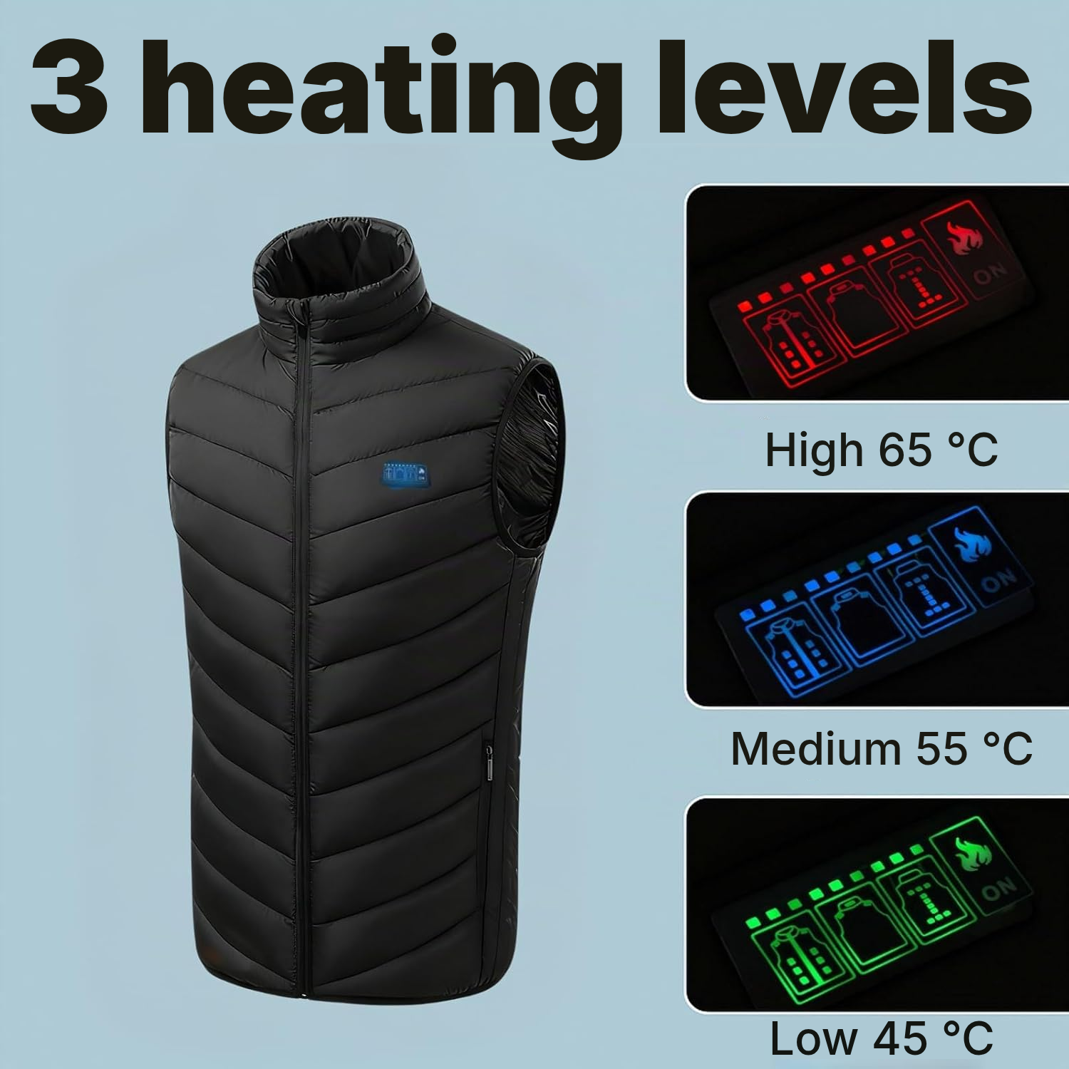 Heatable Jacket – Targeted Heat, Large — 3