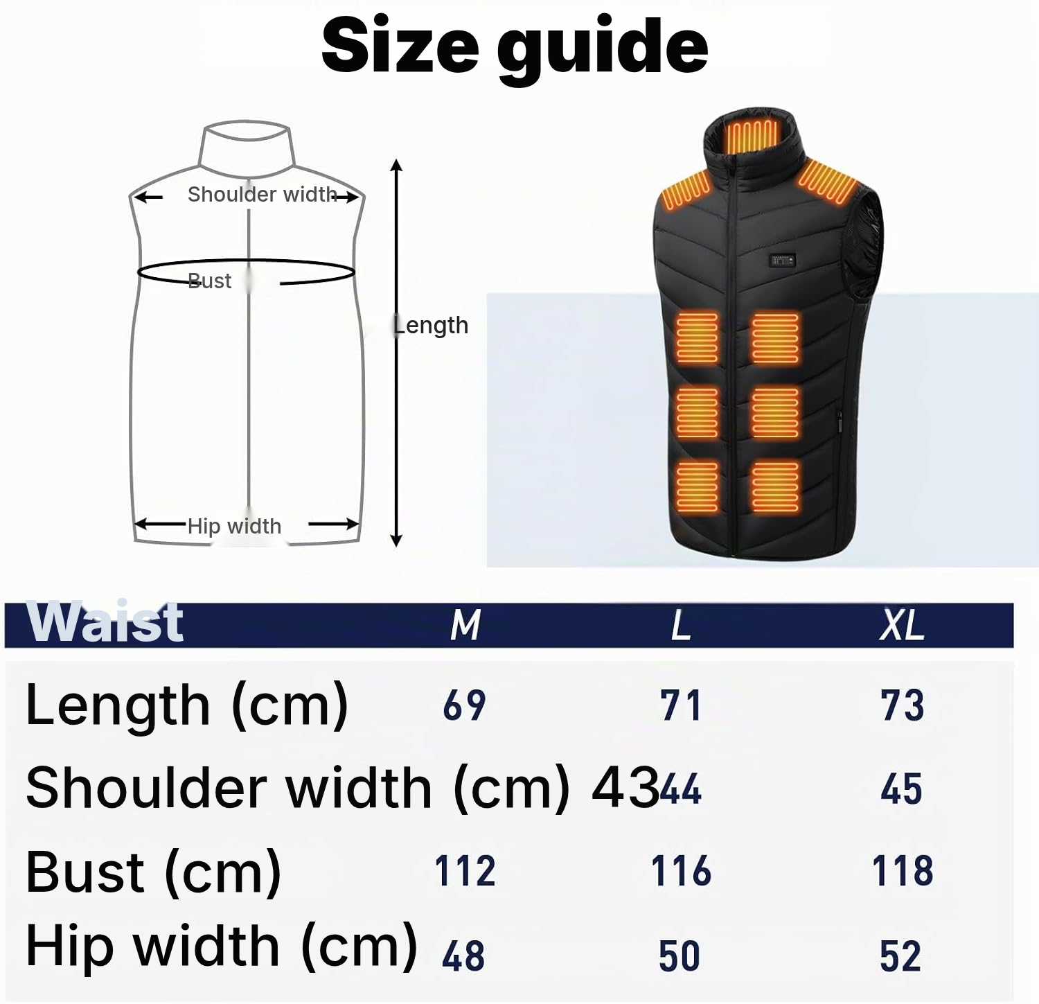 Heatable Jacket – Targeted Heat, Large — 6