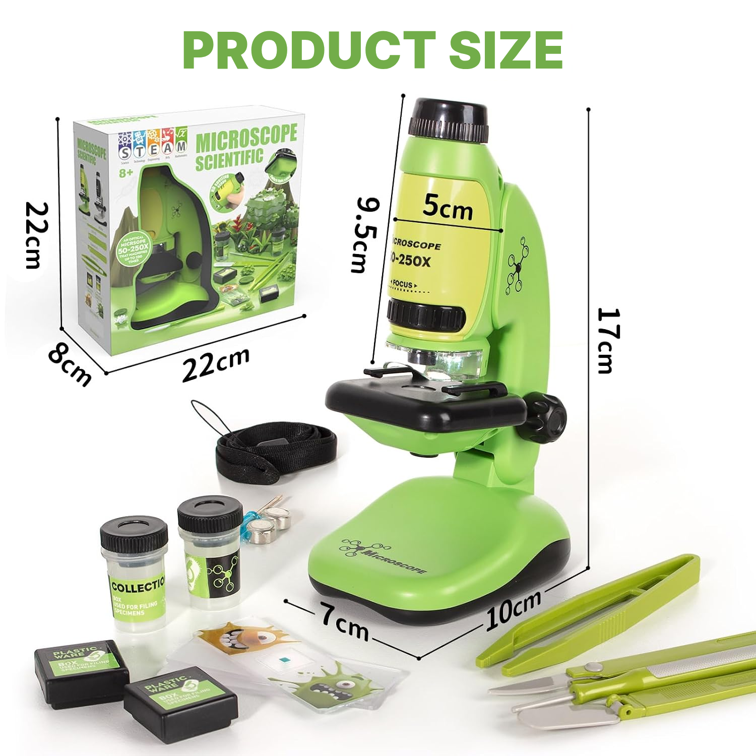 Microscope for Kindergarteners 50–250x — 2