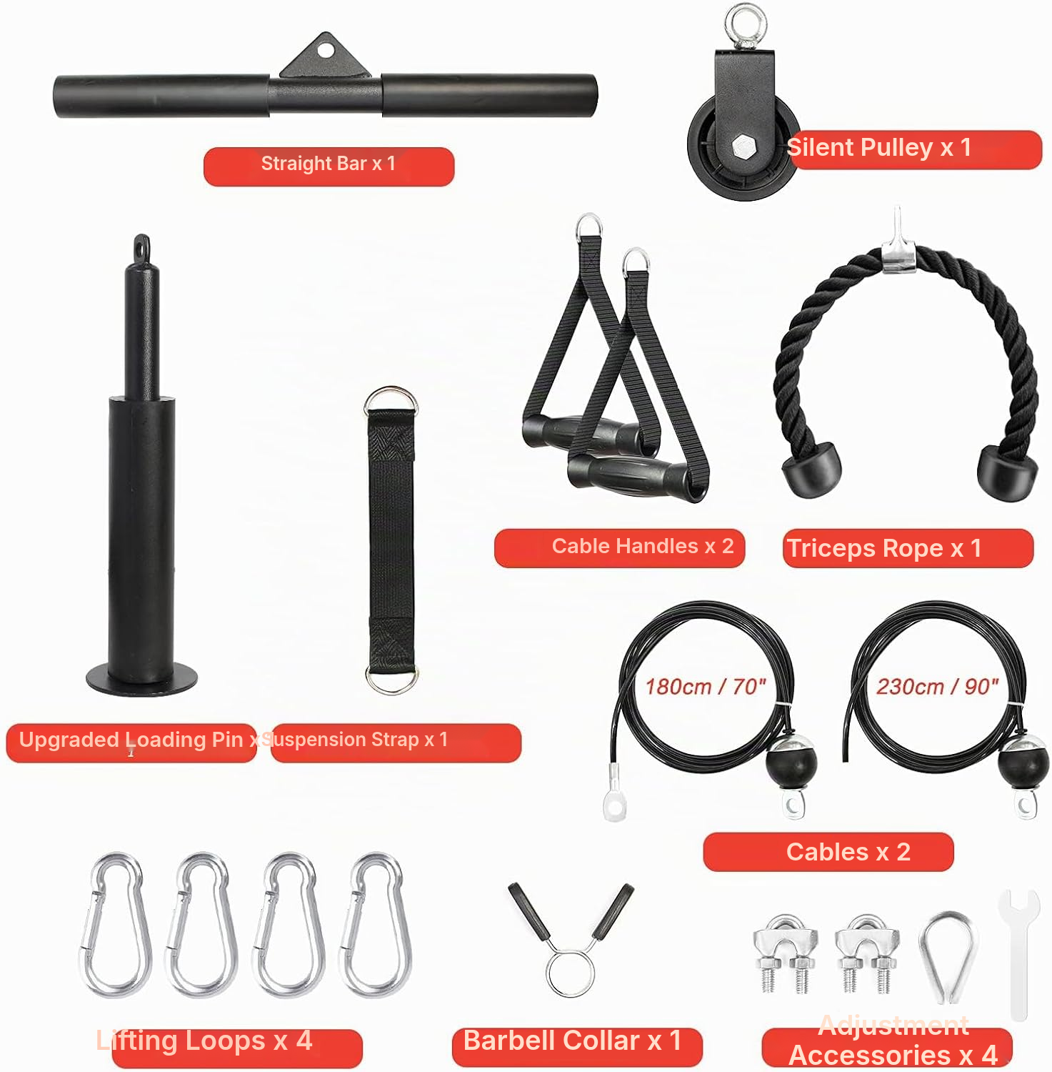 Lat Pulldown Cable System — 2