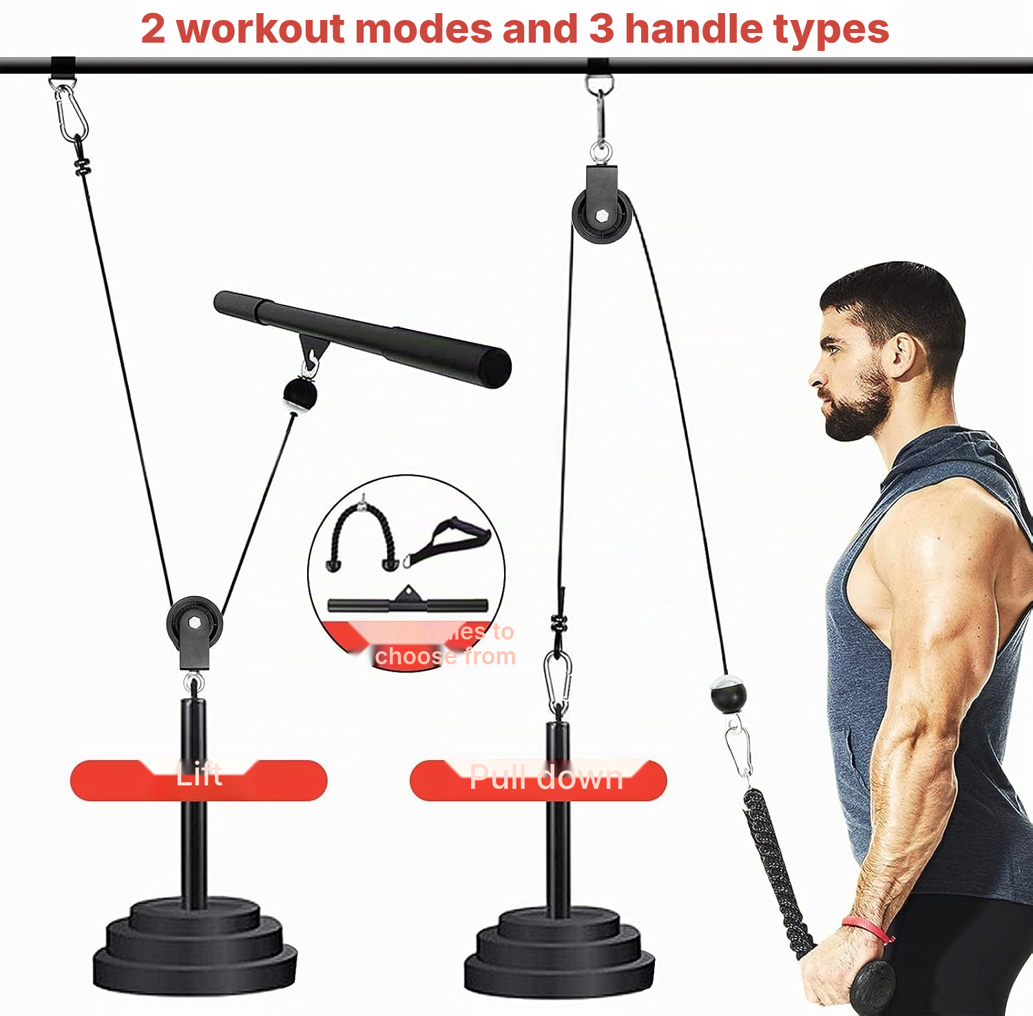 Lat Pulldown Cable System — 3