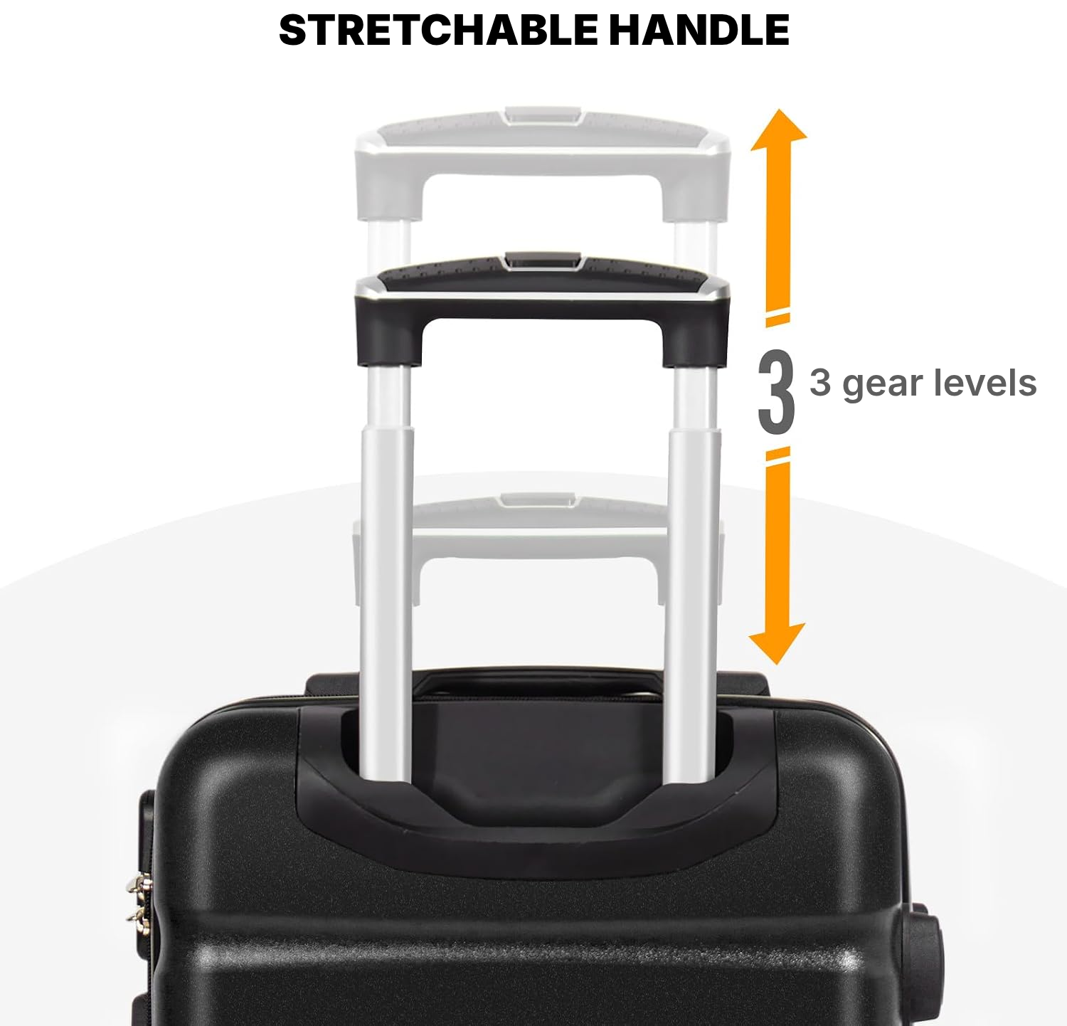 Cabin suitcase measurements 56 × 36 × 22 cm – black — 5