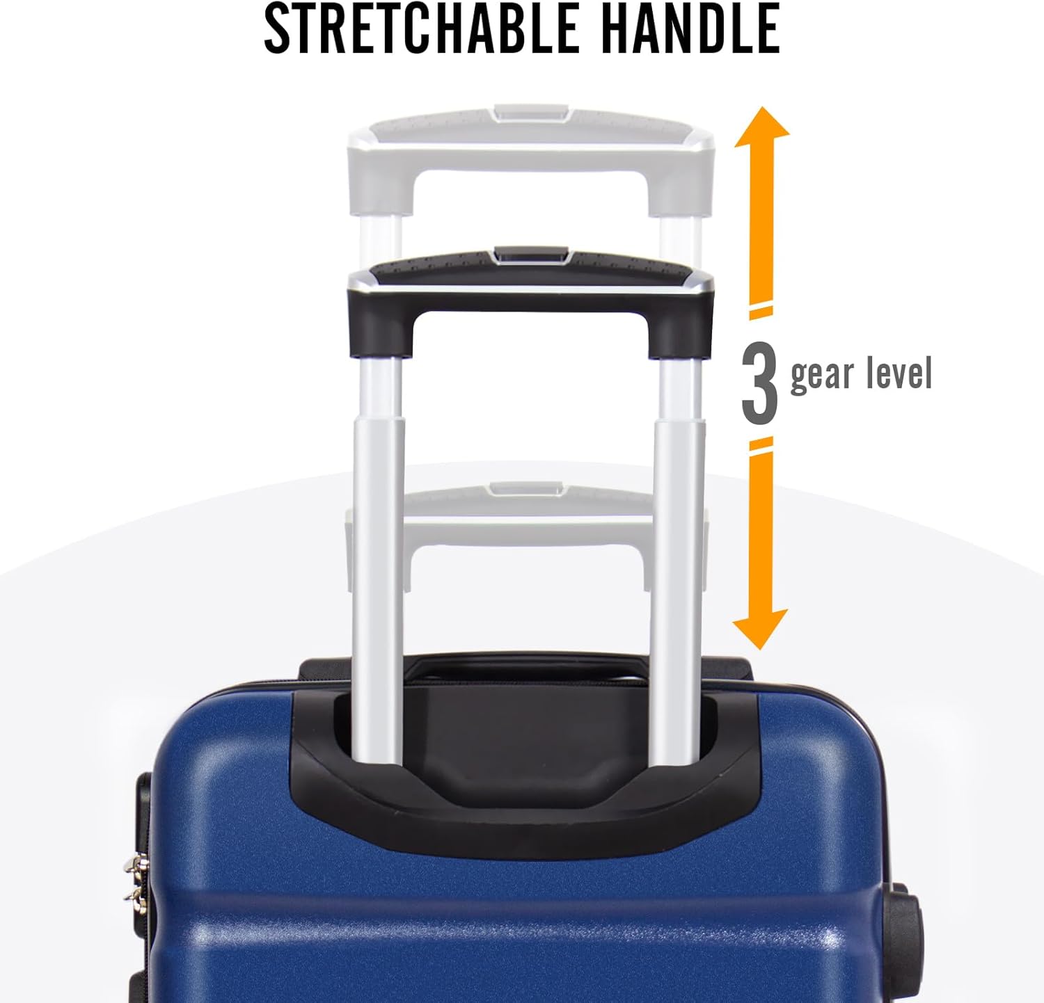 Dark Blue Hardshell Cabin Suitcase – 56 cm — 5