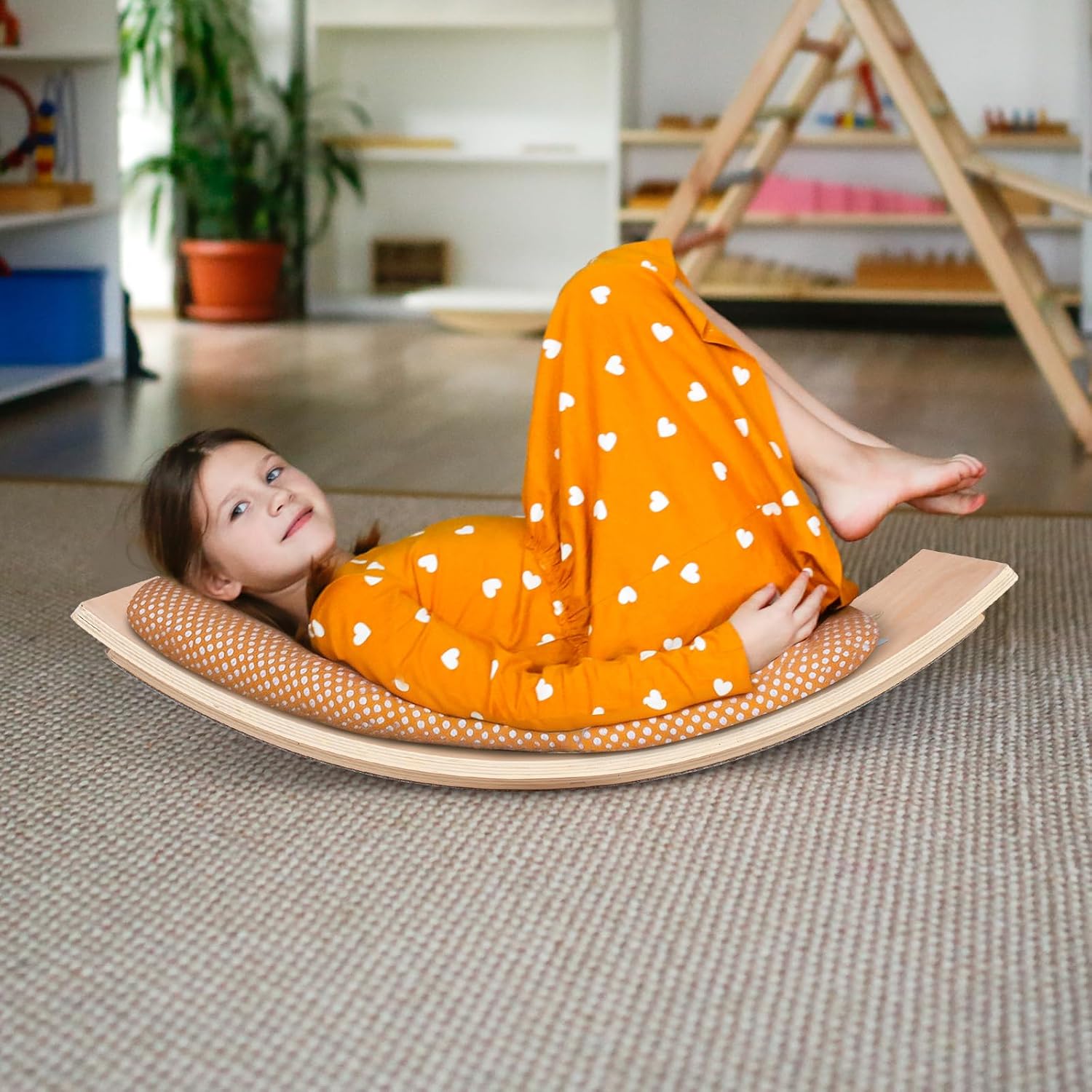 A Balance Board in Natural Wood — 5