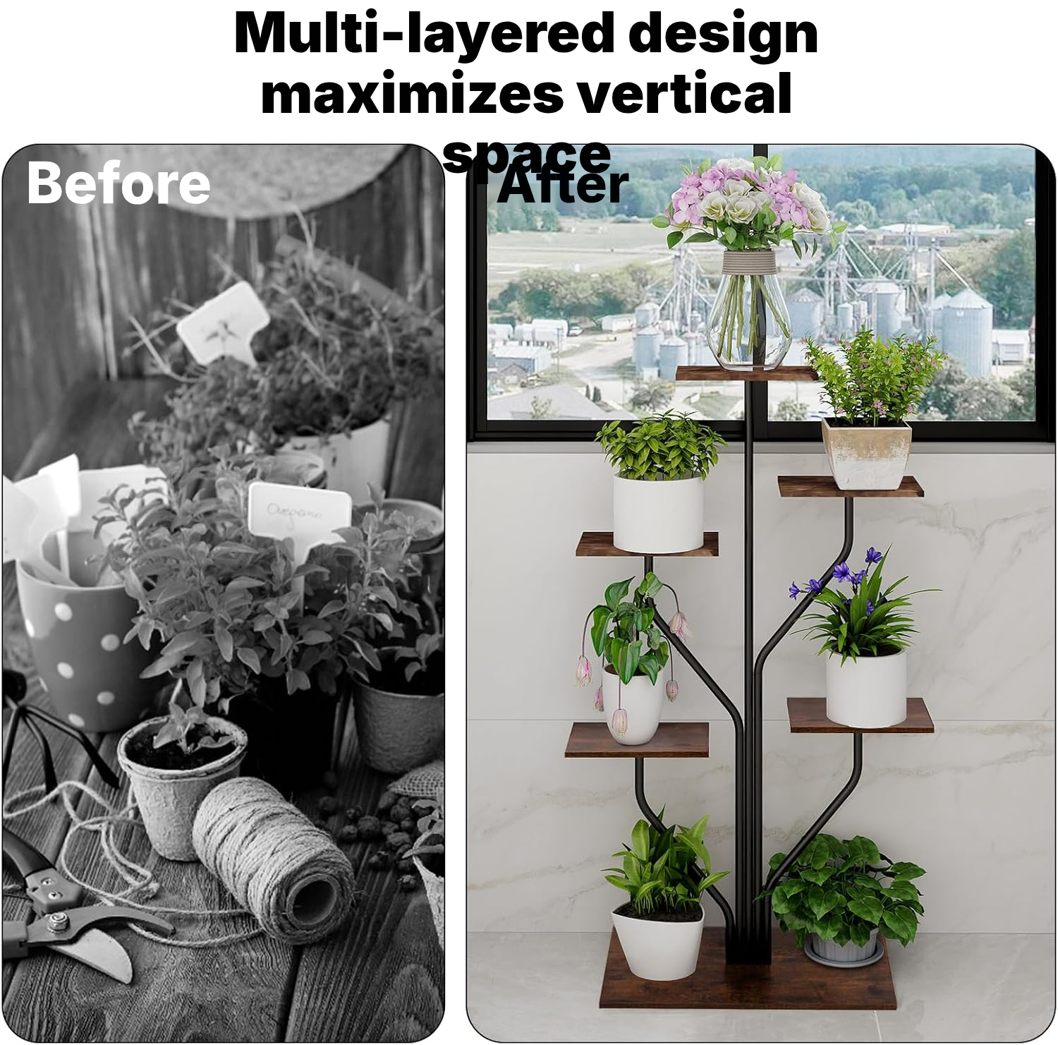 Plant on a Stand – 5-Tier Large Display — 4