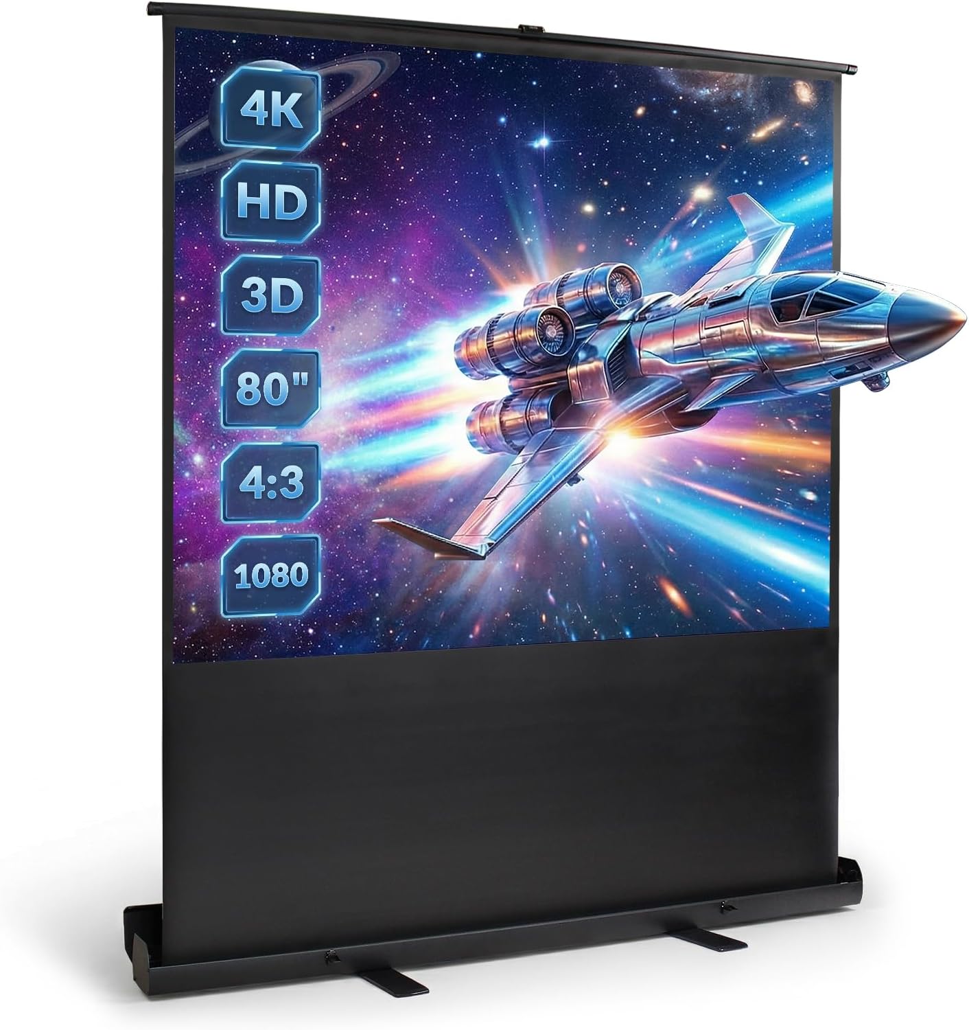 Standing Projector Screen 163 × 123 cm 4:3