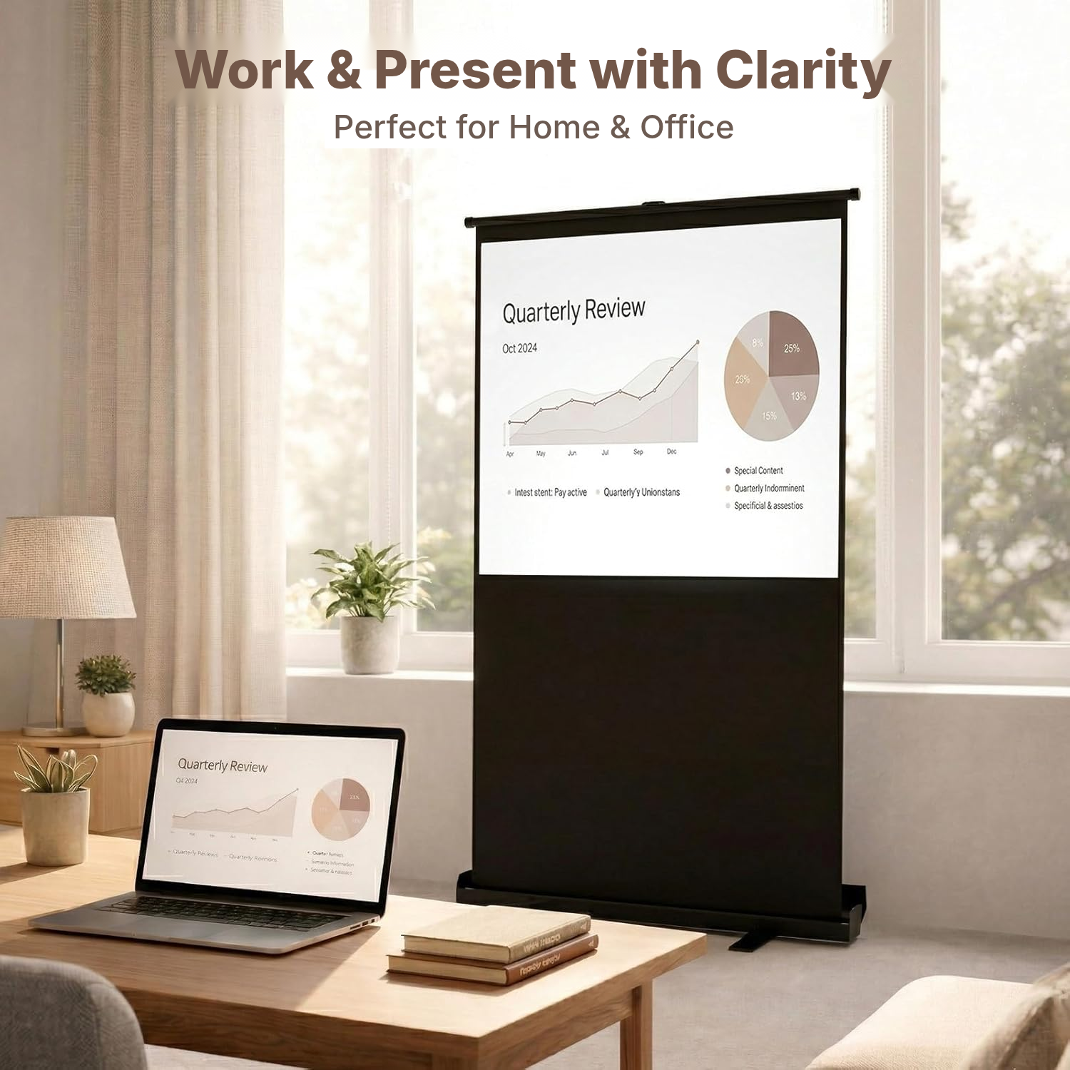 Projection Screen Petite – No Drilling — 5