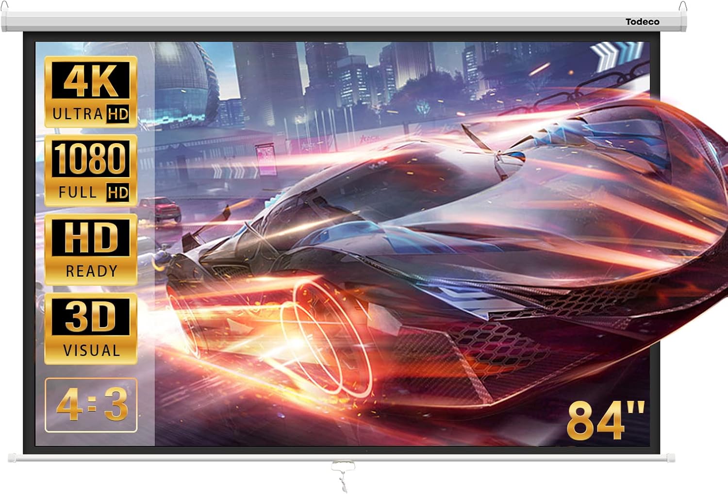 170 x 128 cm Projector Screen | Matte 4:3