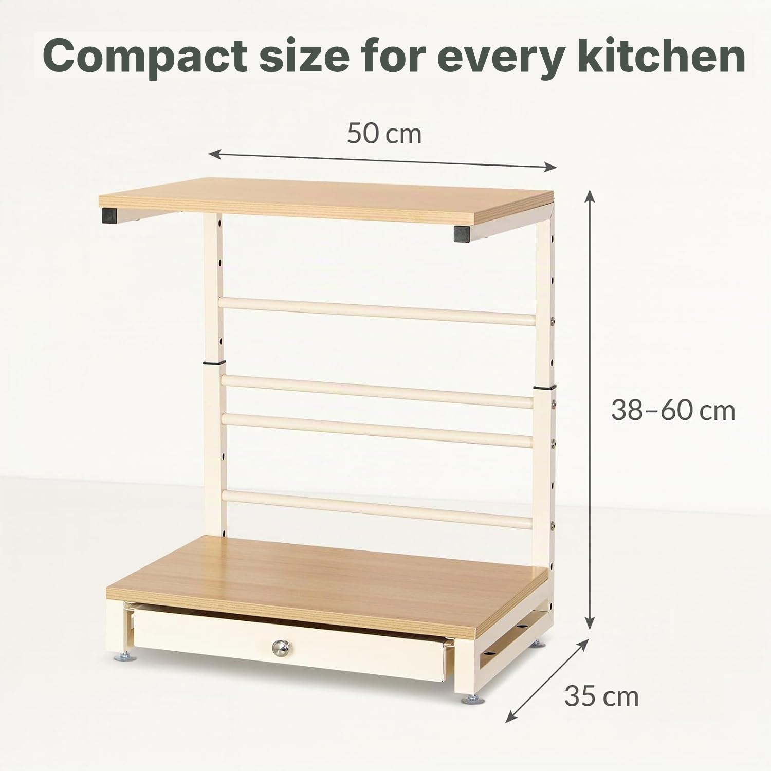 Shelves for Kitchen: Stable Microwave Shelf — 2