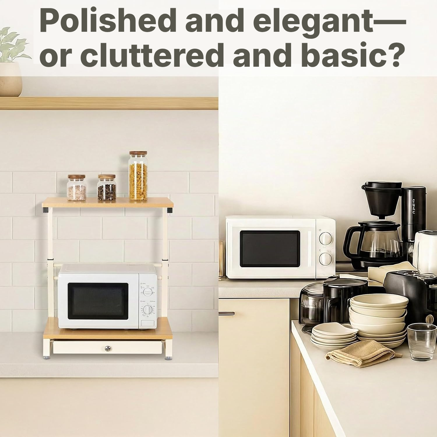 Shelves for Kitchen: Stable Microwave Shelf — 6