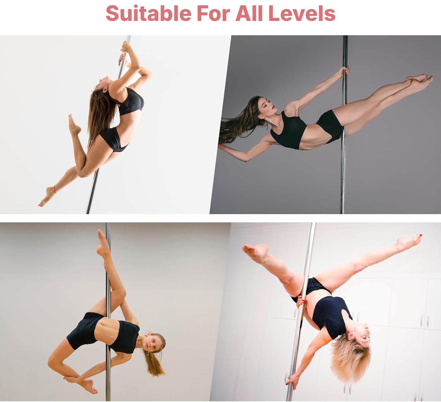 Dance Pole – Silver Aerial Flying Pole — 6