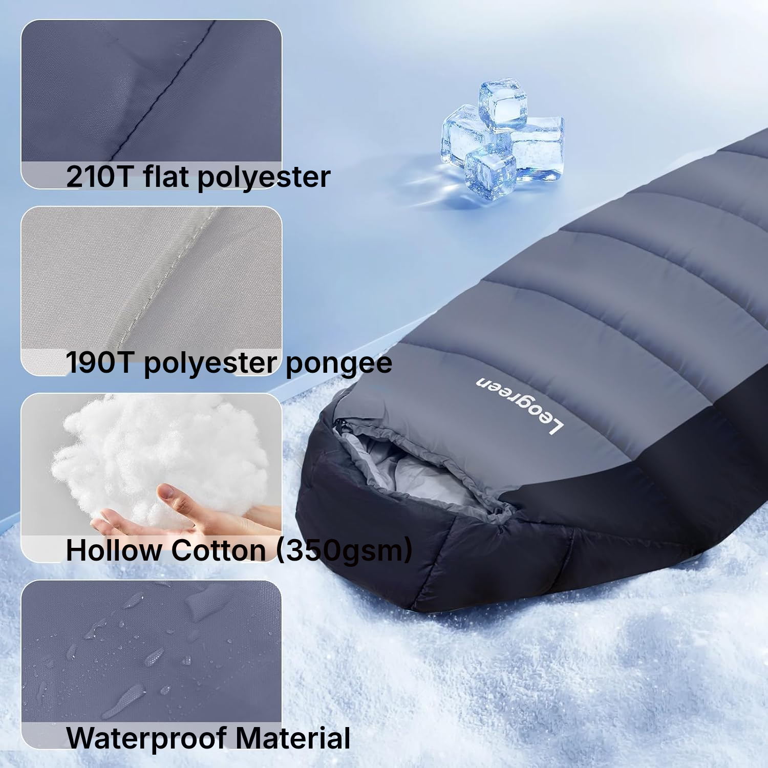 4 Seasons Sleeping Bag – 0 to 5°C — 3