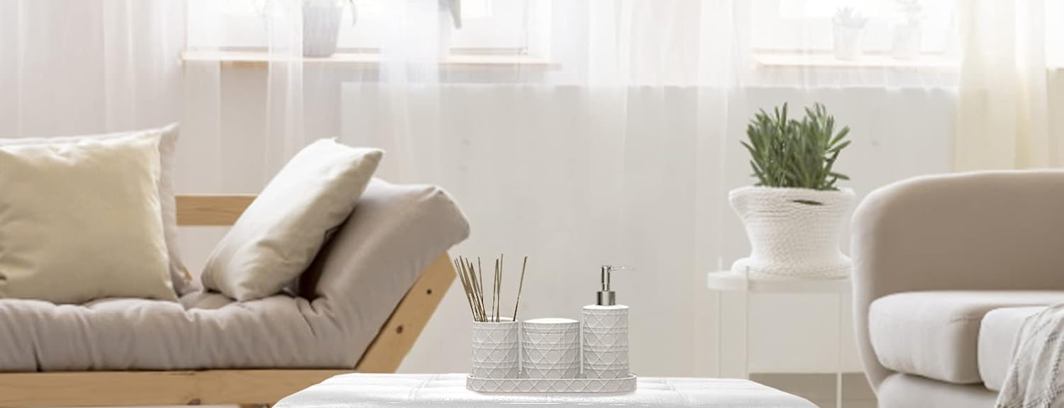White Folding Storage Bench with Seat