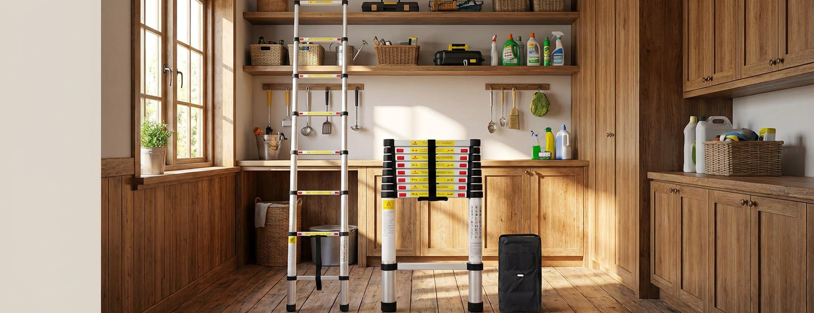 Telescopic Ladder 260 × 46 × 7 cm