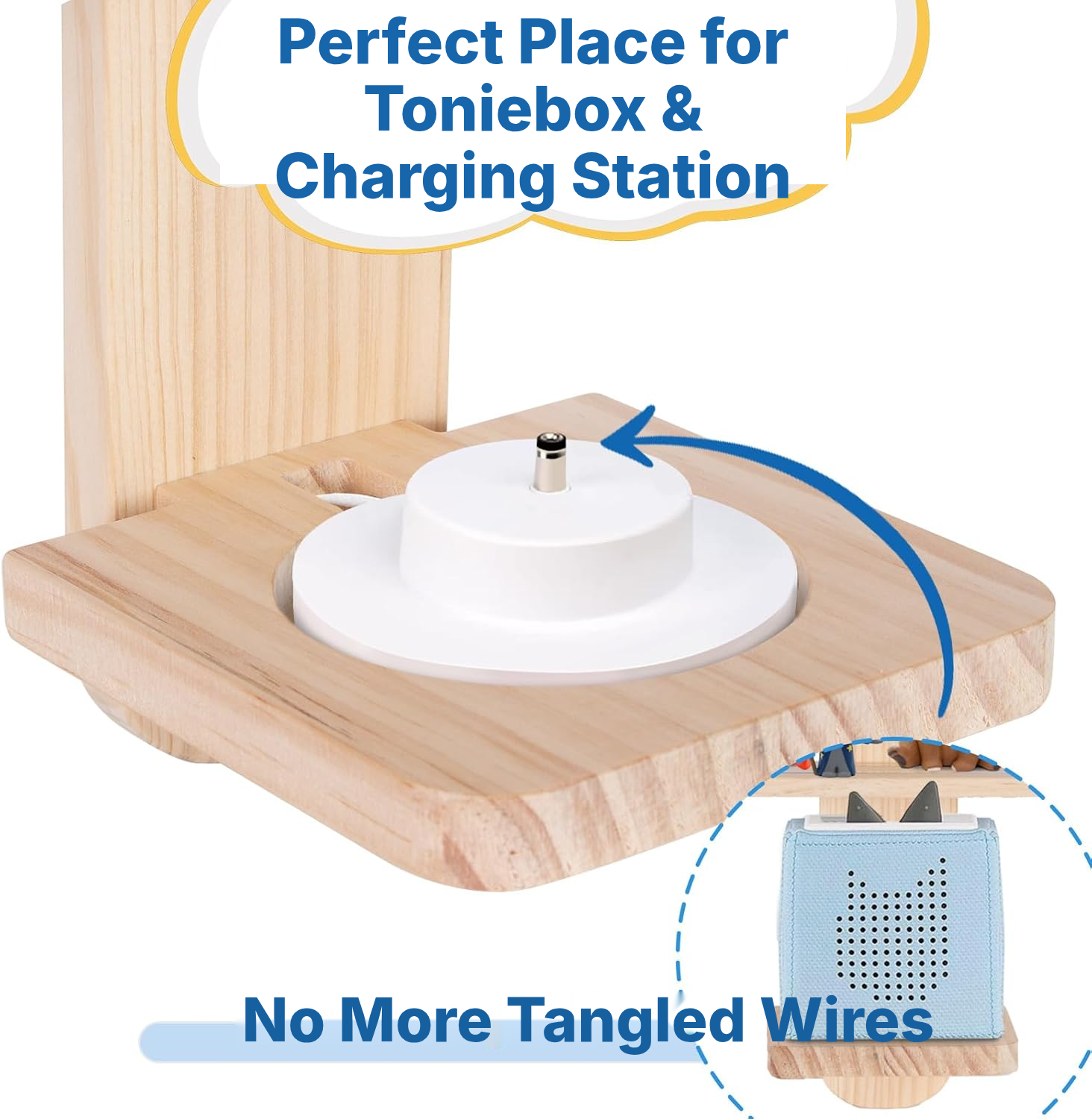 Magnetic Shelf for Toniebox/Tonies – Vertical, 43 cm — 4