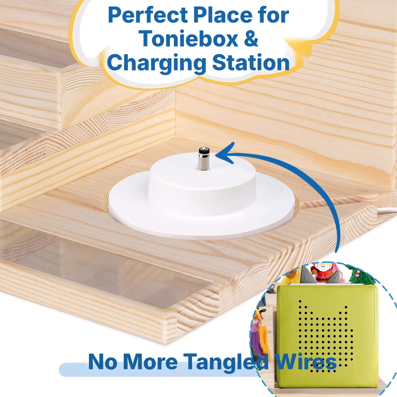Magnetic Shelf for Toniebox/Tonies – Mini House, 27 cm — 4