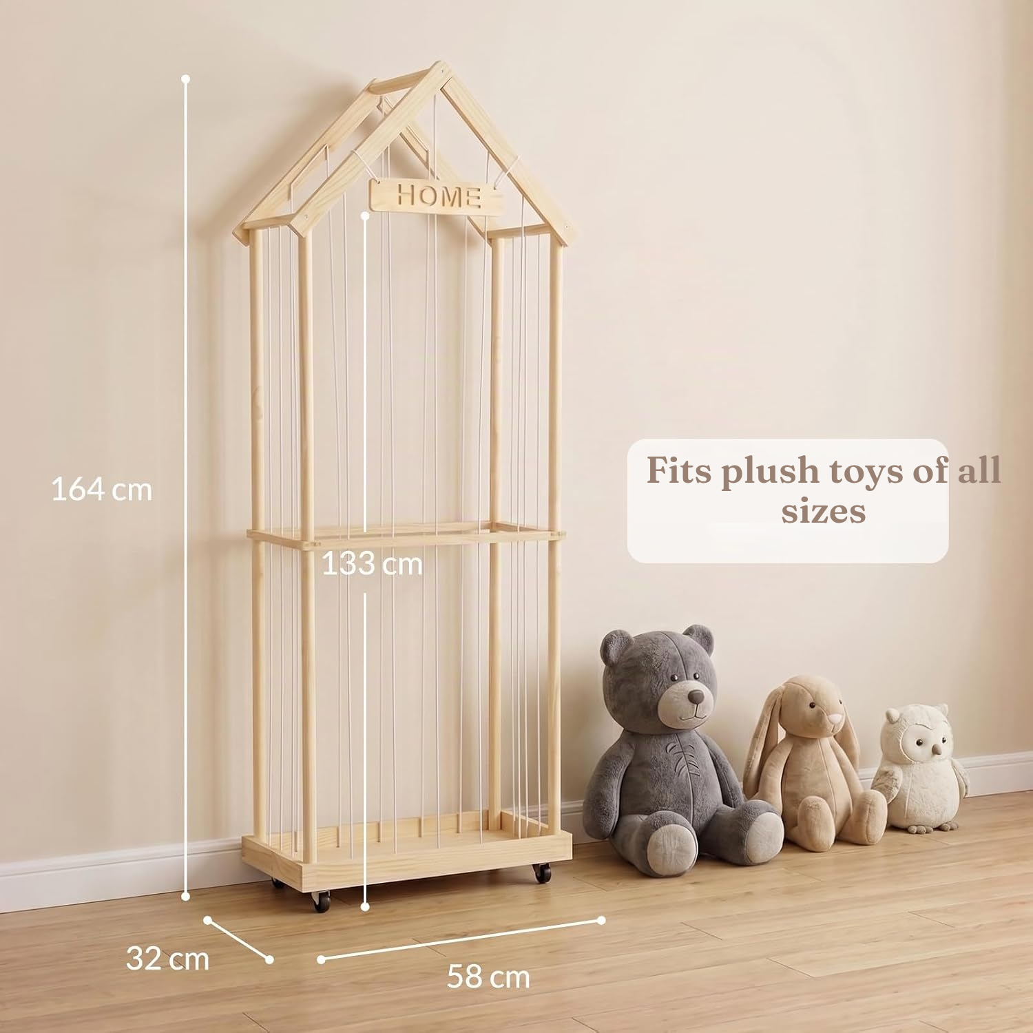 Toy Storage Unit – 2 Levels, 164 cm — 2