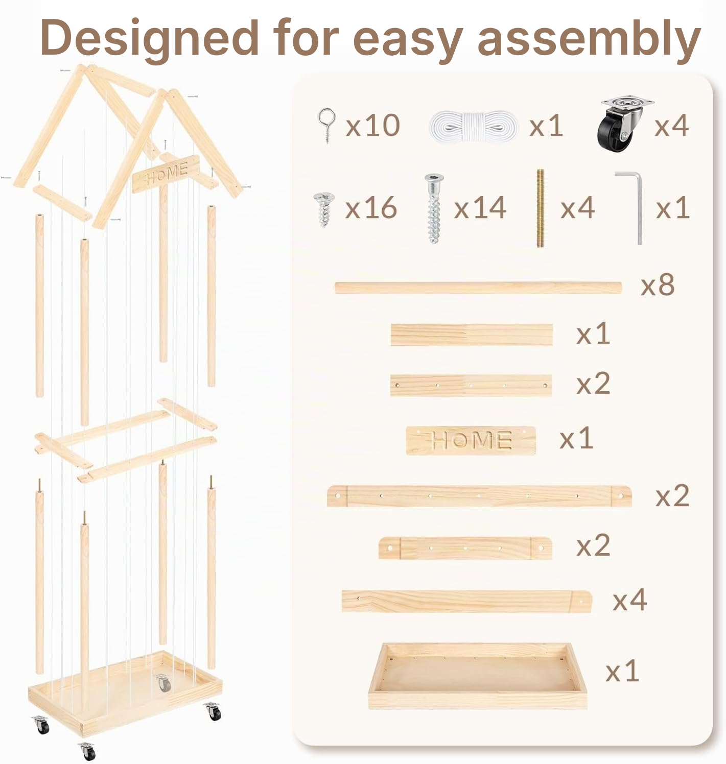 Toy Storage Unit – 2 Levels, 164 cm — 7