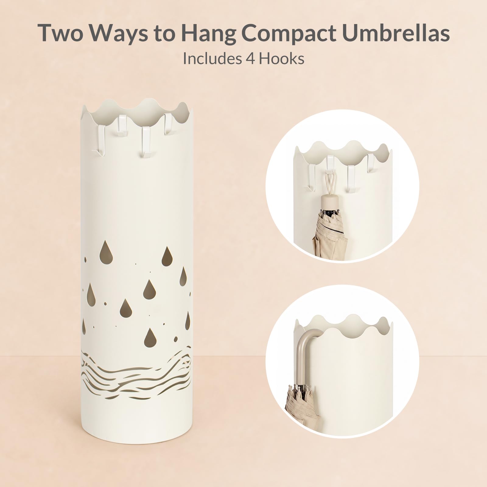 Metal Umbrella Stand — Protected Floors — 6