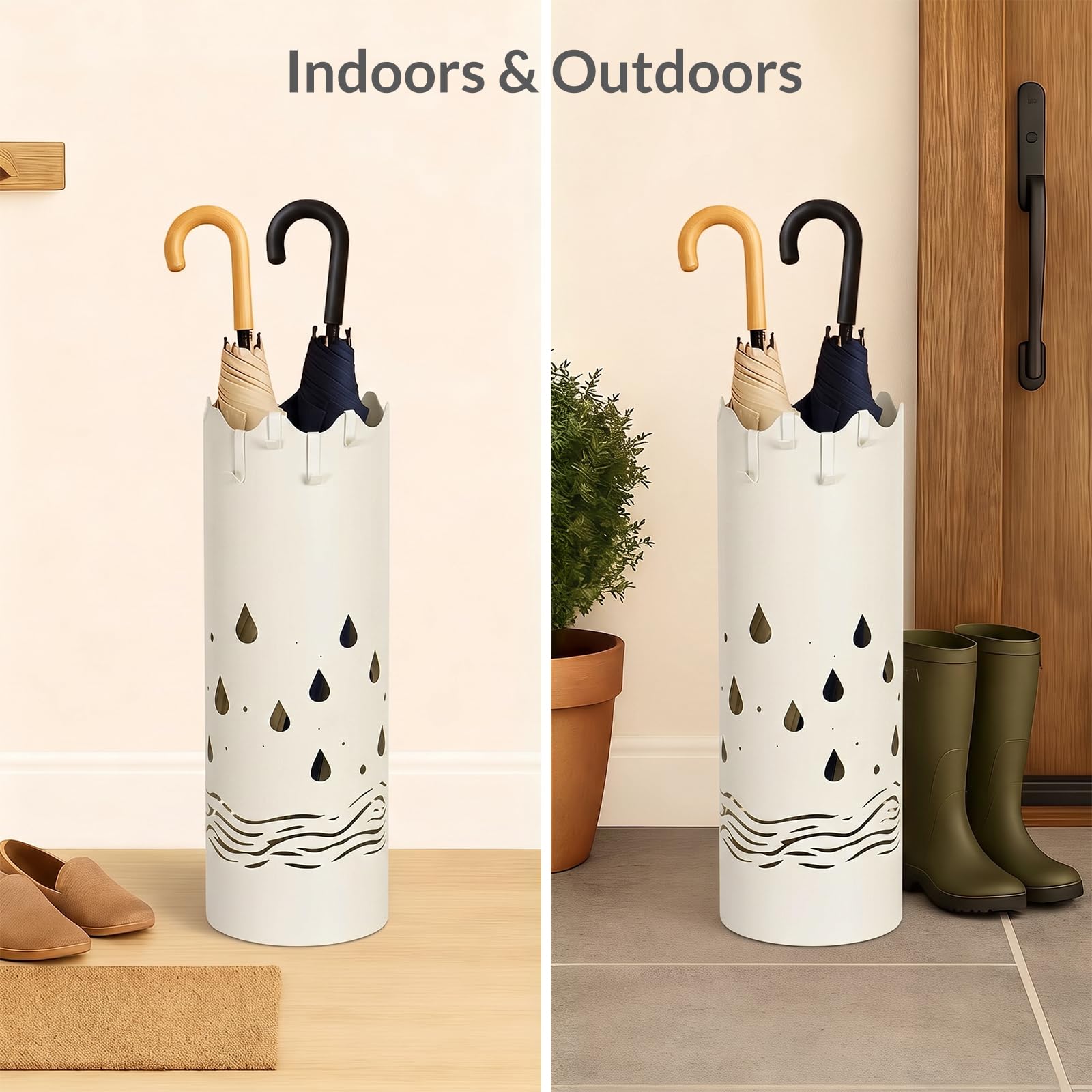 Metal Umbrella Stand — Protected Floors — 4