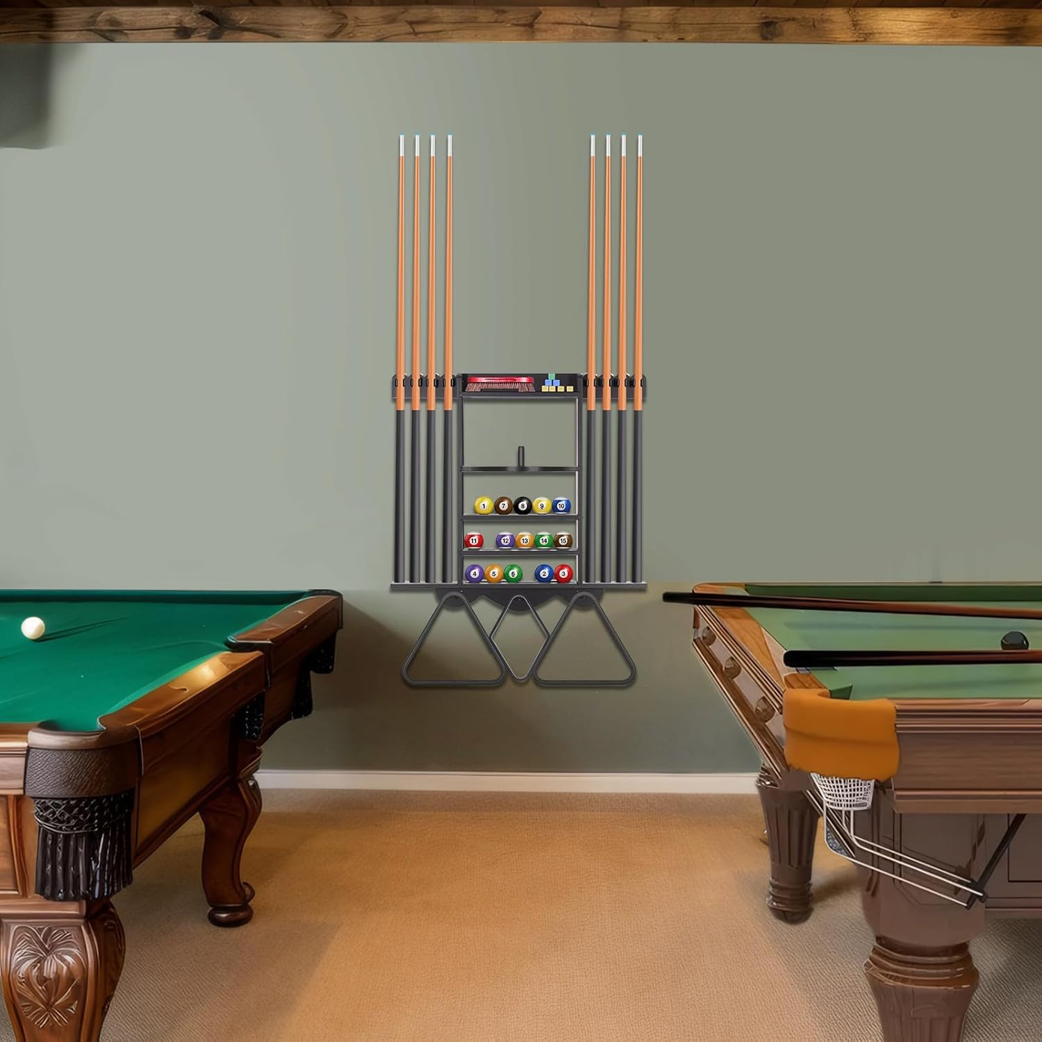 Wall-Mounted Billiard Cue Holder — 7