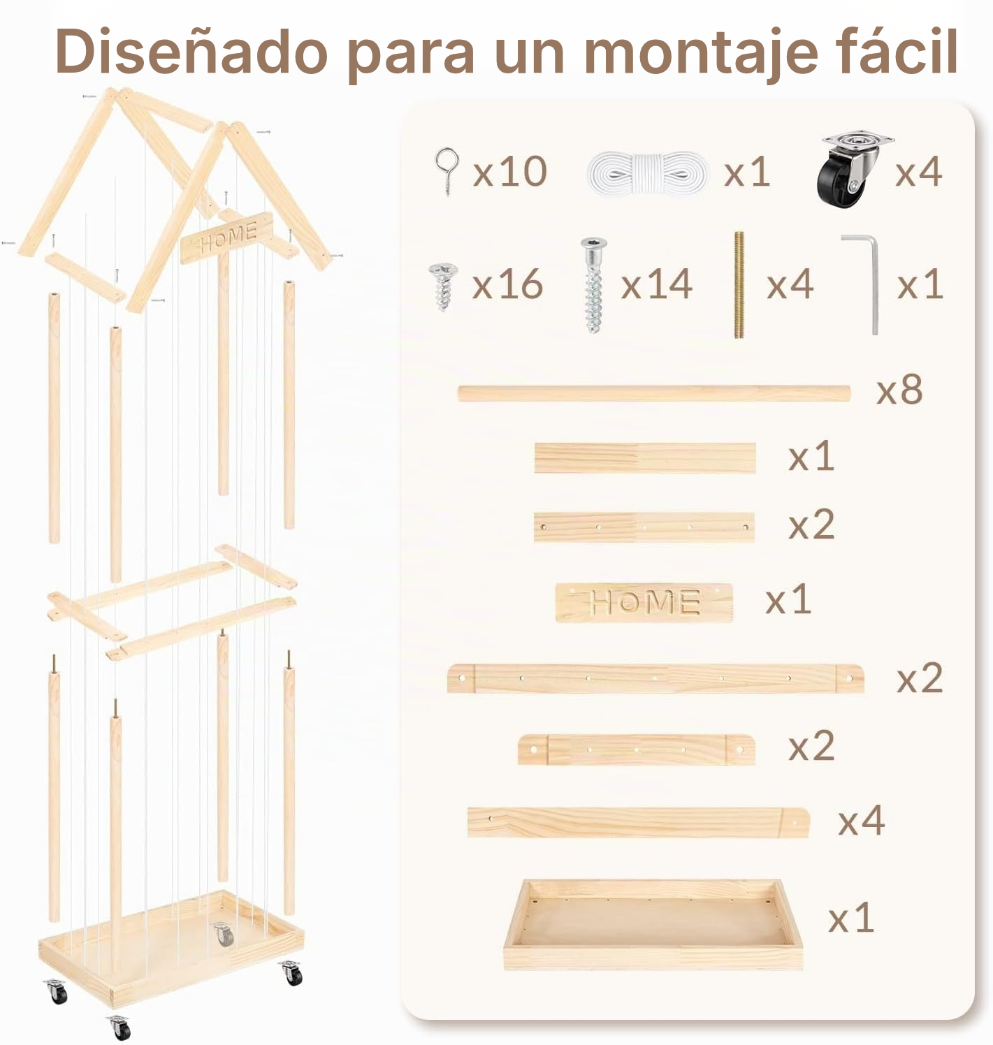 Almacenaje juguetes: 2 niveles, 164 cm — 7