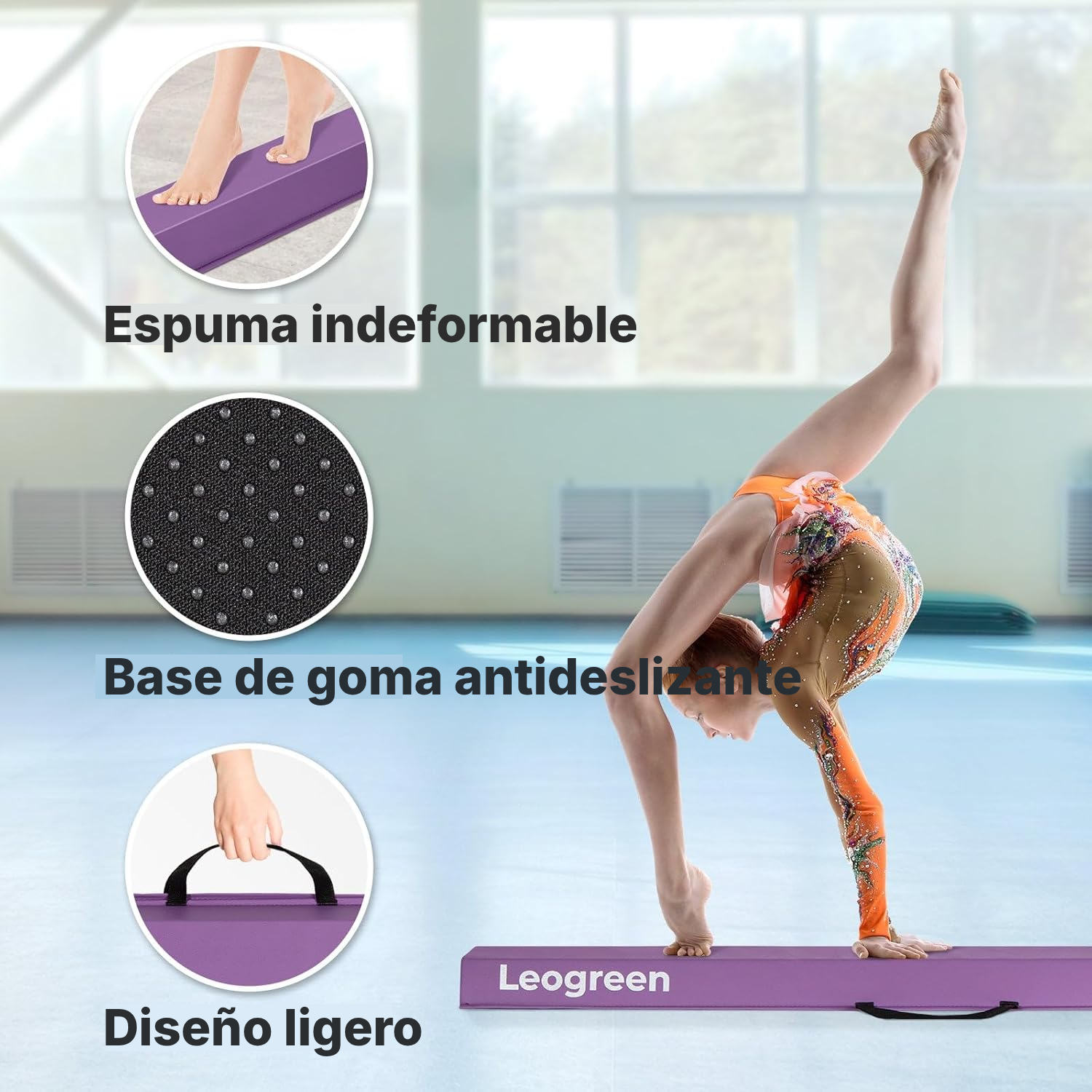 Barra de equilibrio de gimnasia plegable — 2