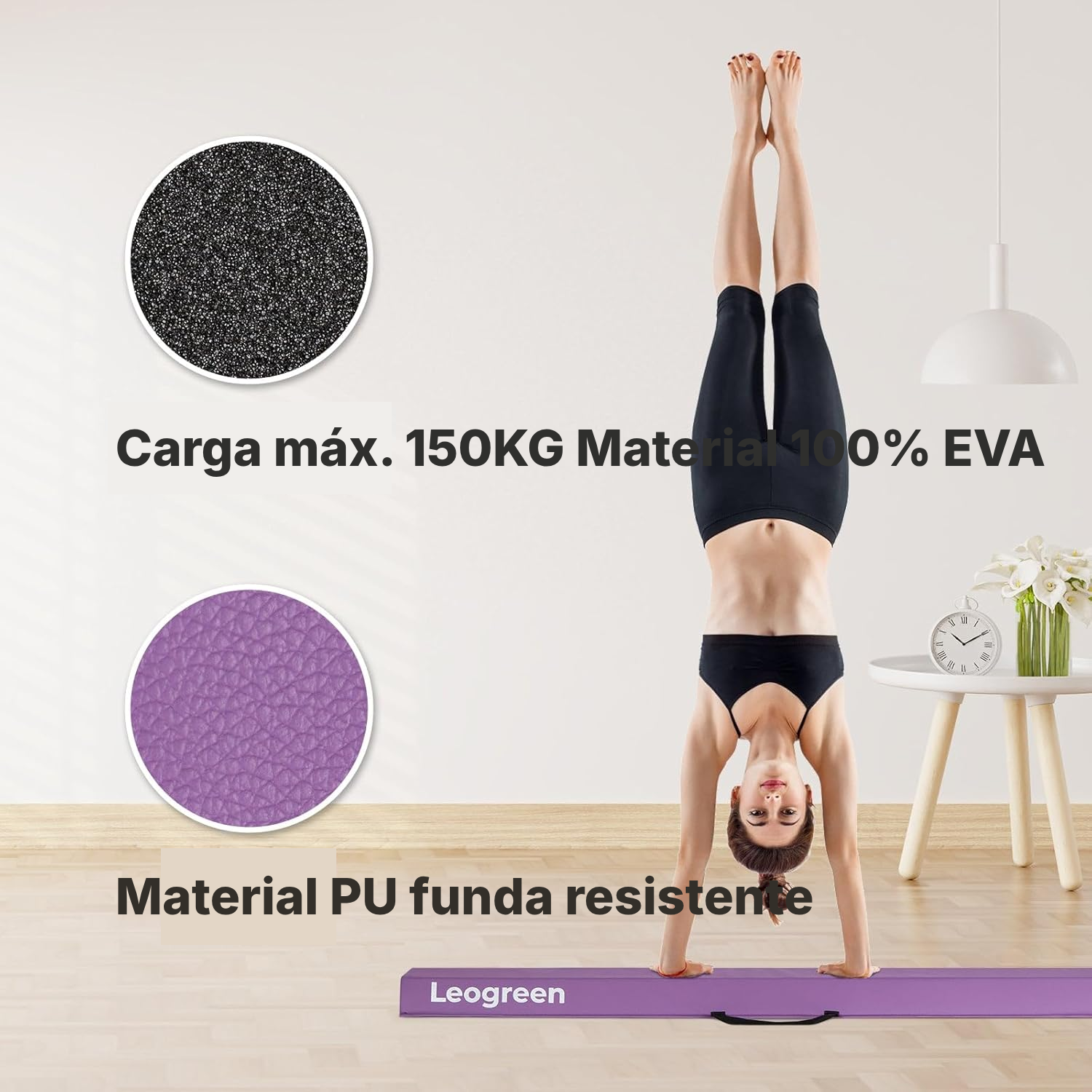 Barra de equilibrio de gimnasia plegable — 3