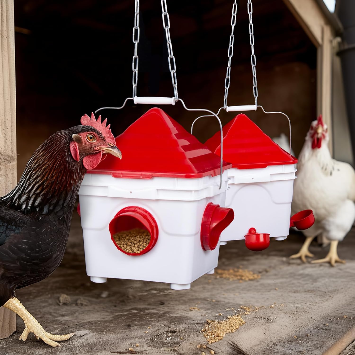 Bebederos para gallinas: comedero de 6 kg — 8