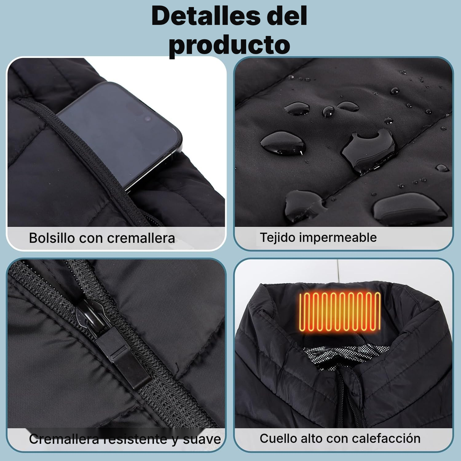 Chaqueta con calefacción: 21 zonas — 4