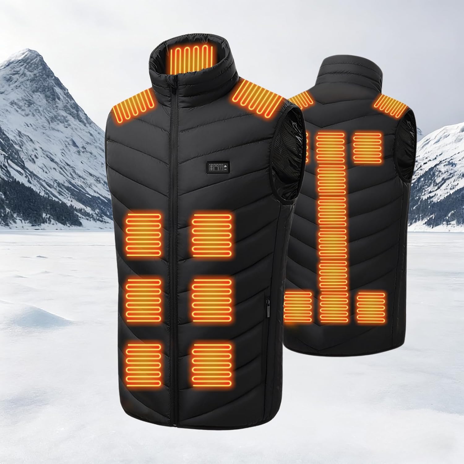 Chaleco calefactable M: calor regulable — 3