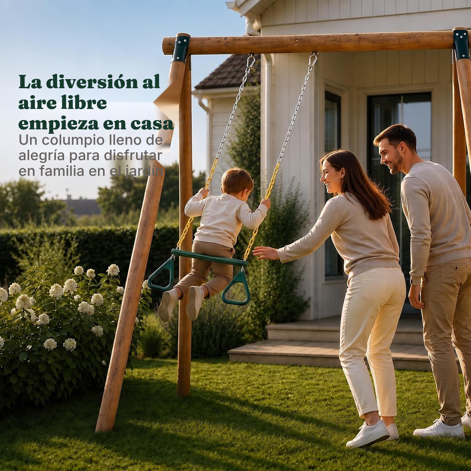 Columpio jardin: trapecio desde 36 meses — 2
