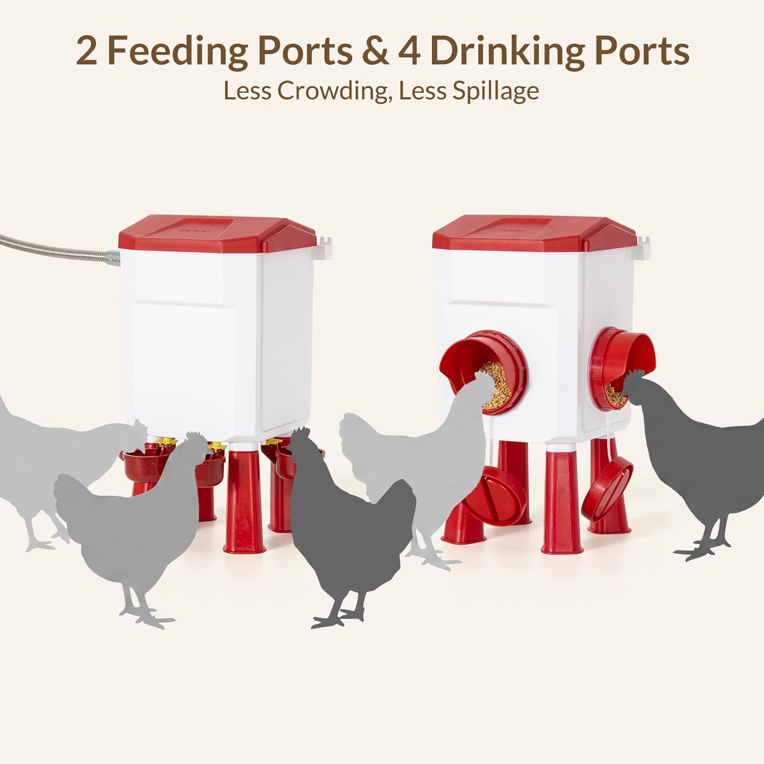 Bebederos para gallinas automático: menos recargas — 4